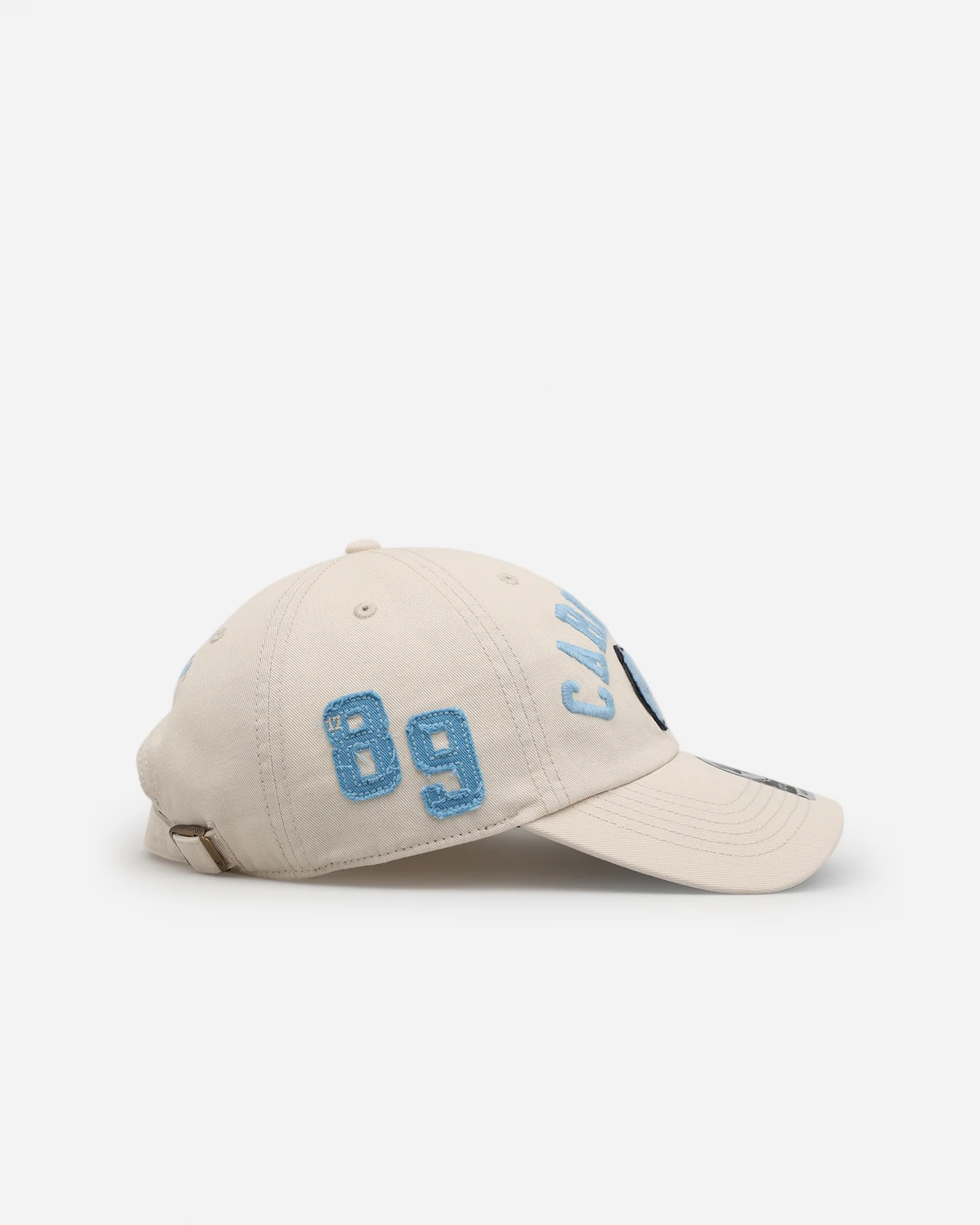 47 Brand University Of North Carolina Tar Heels Clubhouse Clean Up Strapback Sand - Image 3