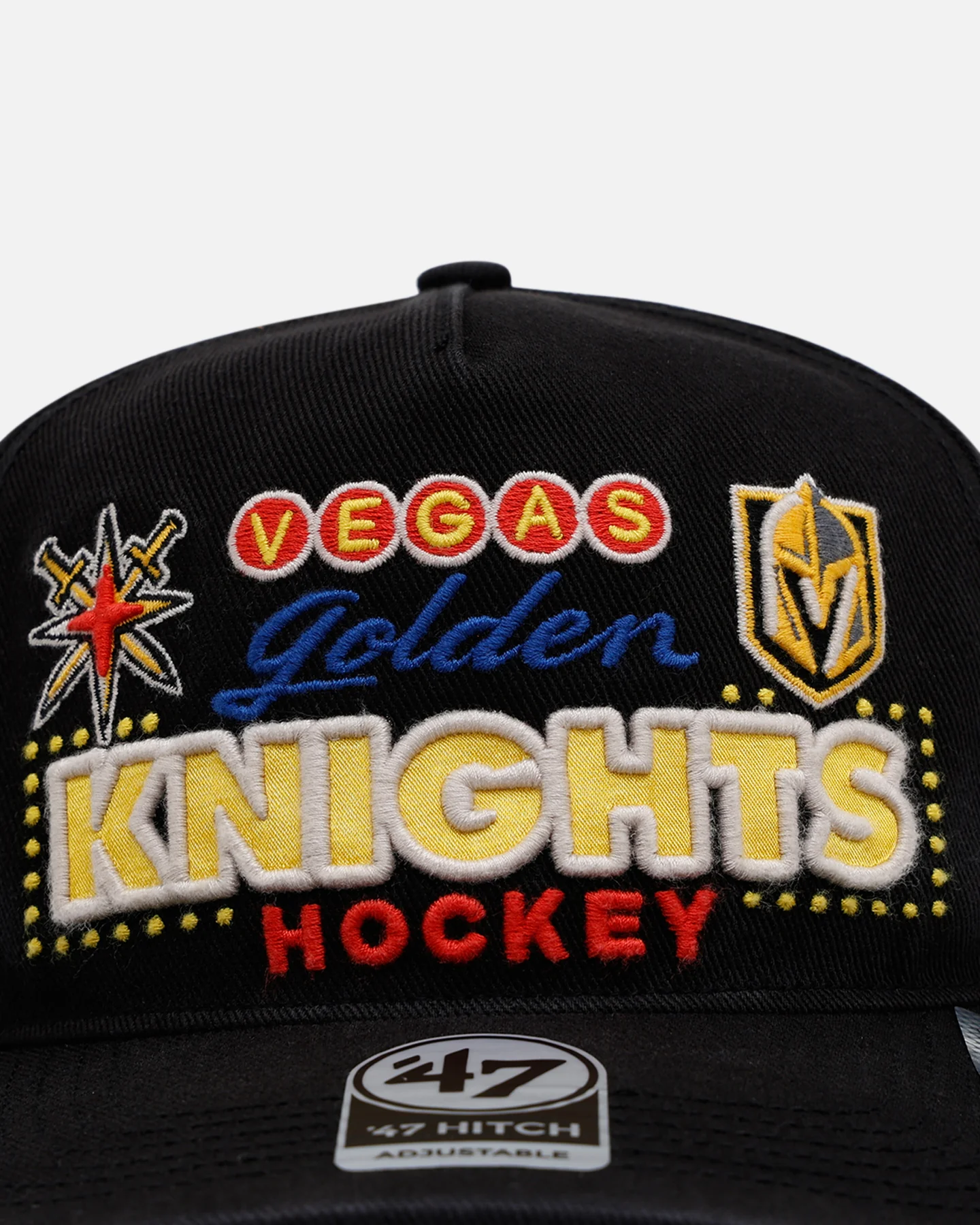 47 Brand Vegas Golden Knights 'NHL Trophy Case' Premium Hitch Snapback Black - Image 5