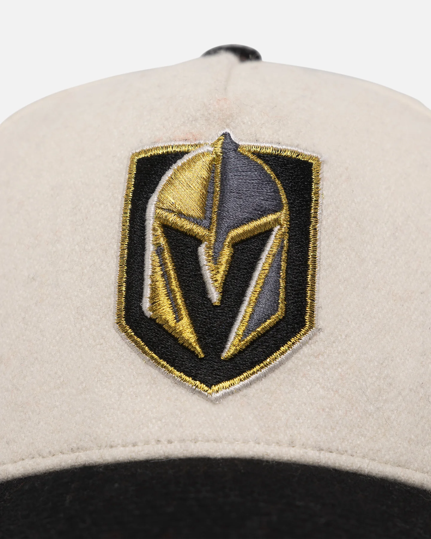 47 Brand Vegas Golden Knights Wooly Sure Shot Offside DT Snapback Natural/Black - Image 5
