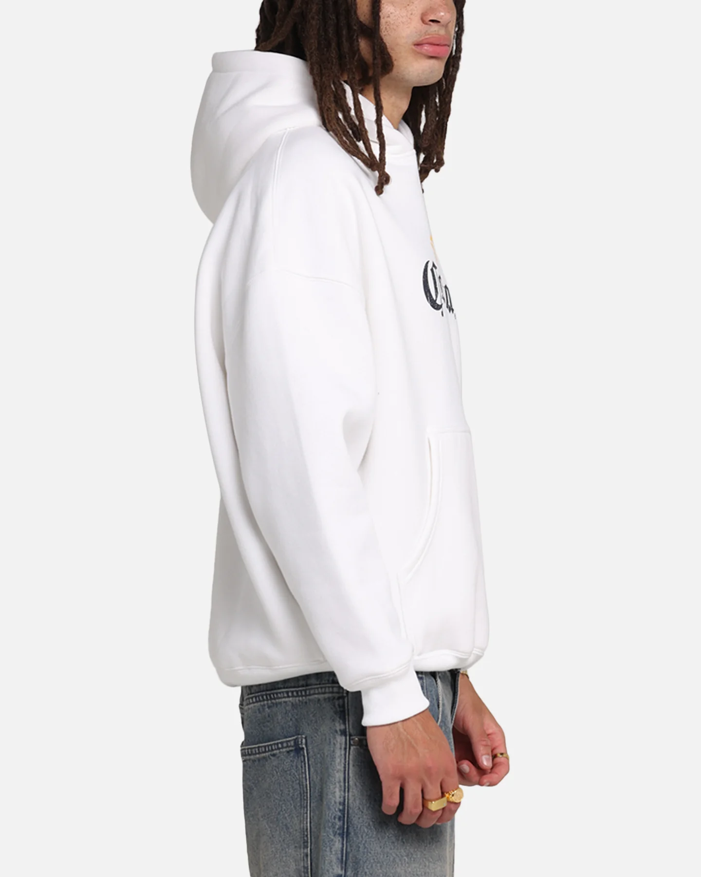73Studio Corona Premium Hoodie White - Image 5