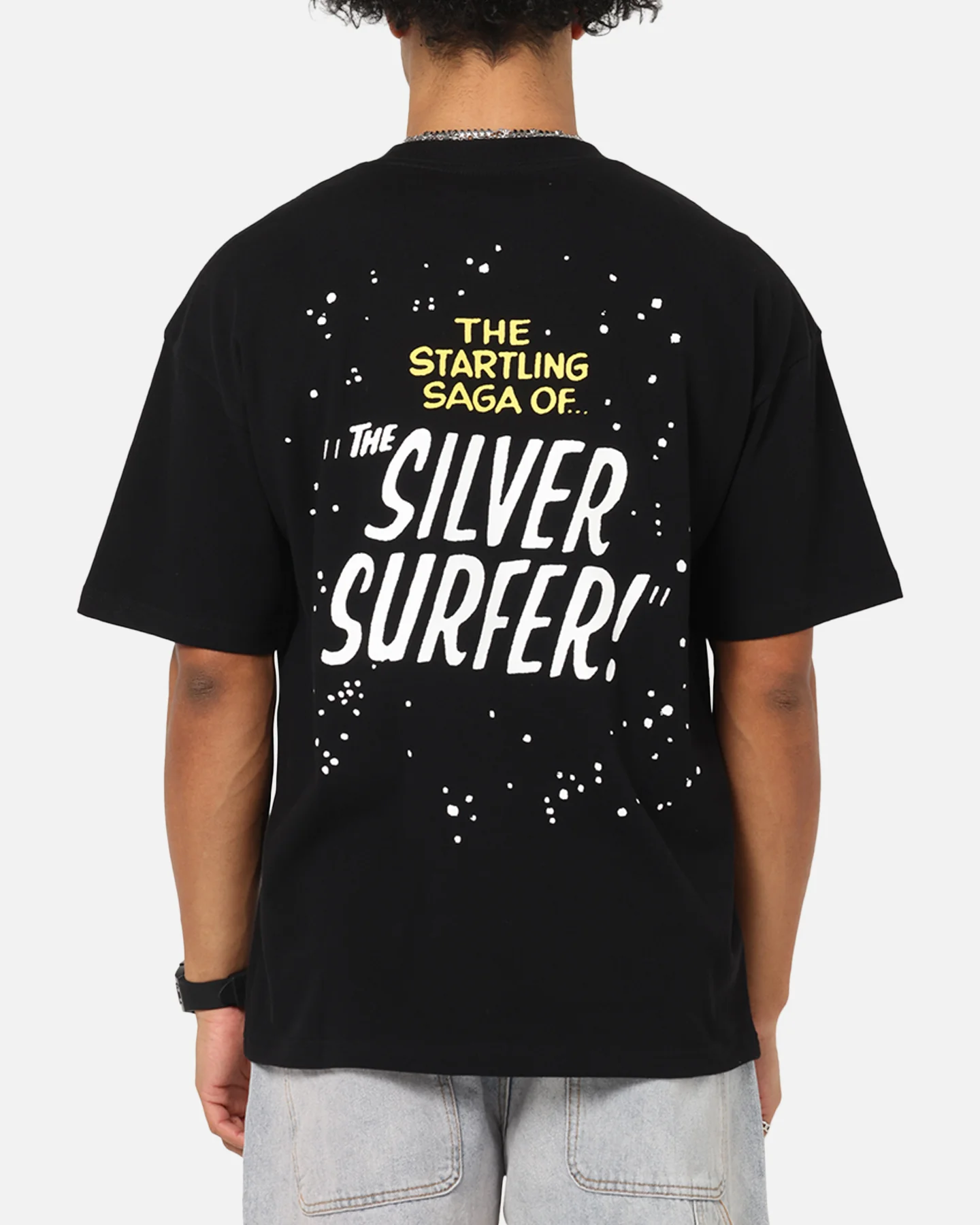 73Studio Marvel Fantastic Four Silver Surfer Saga T-Shirt Black - Image 2