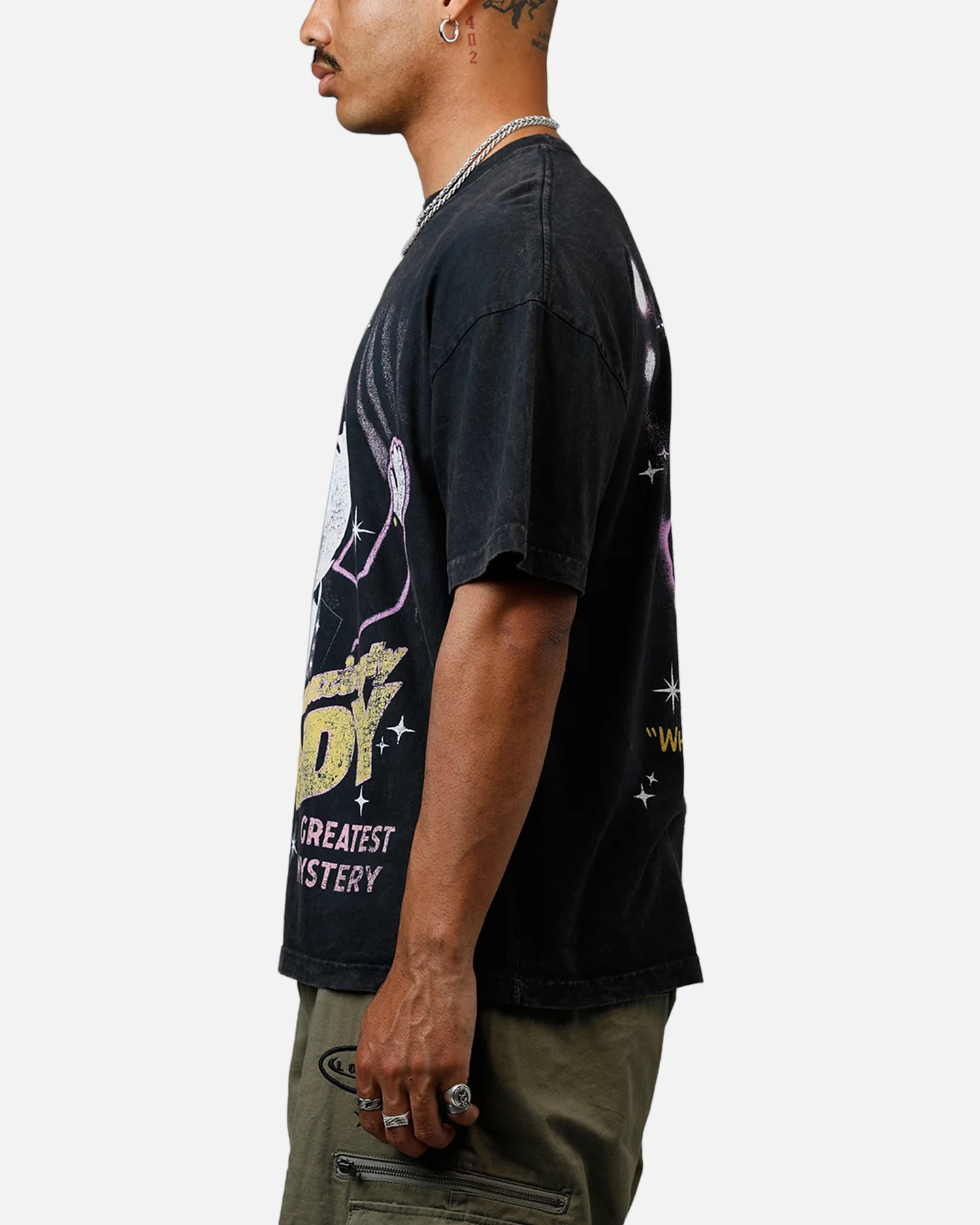 73Studio x South Park The Amazing Randy Heavyweight T-Shirt Black Acidwash - Image 5