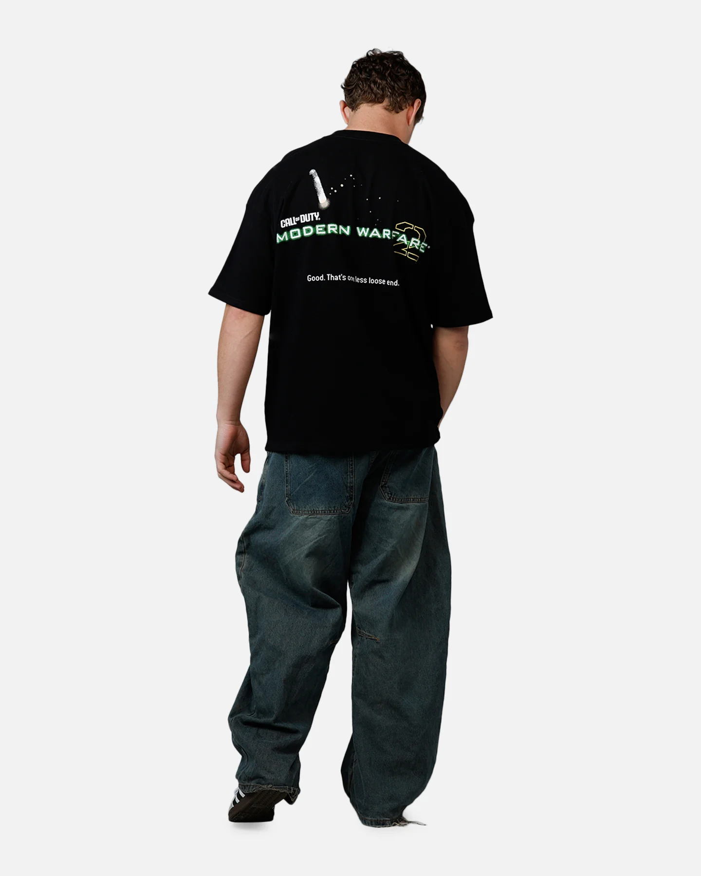 73 Studio X Call Of Duty Modern Warfare II Ghost T-Shirt Black - Image 6