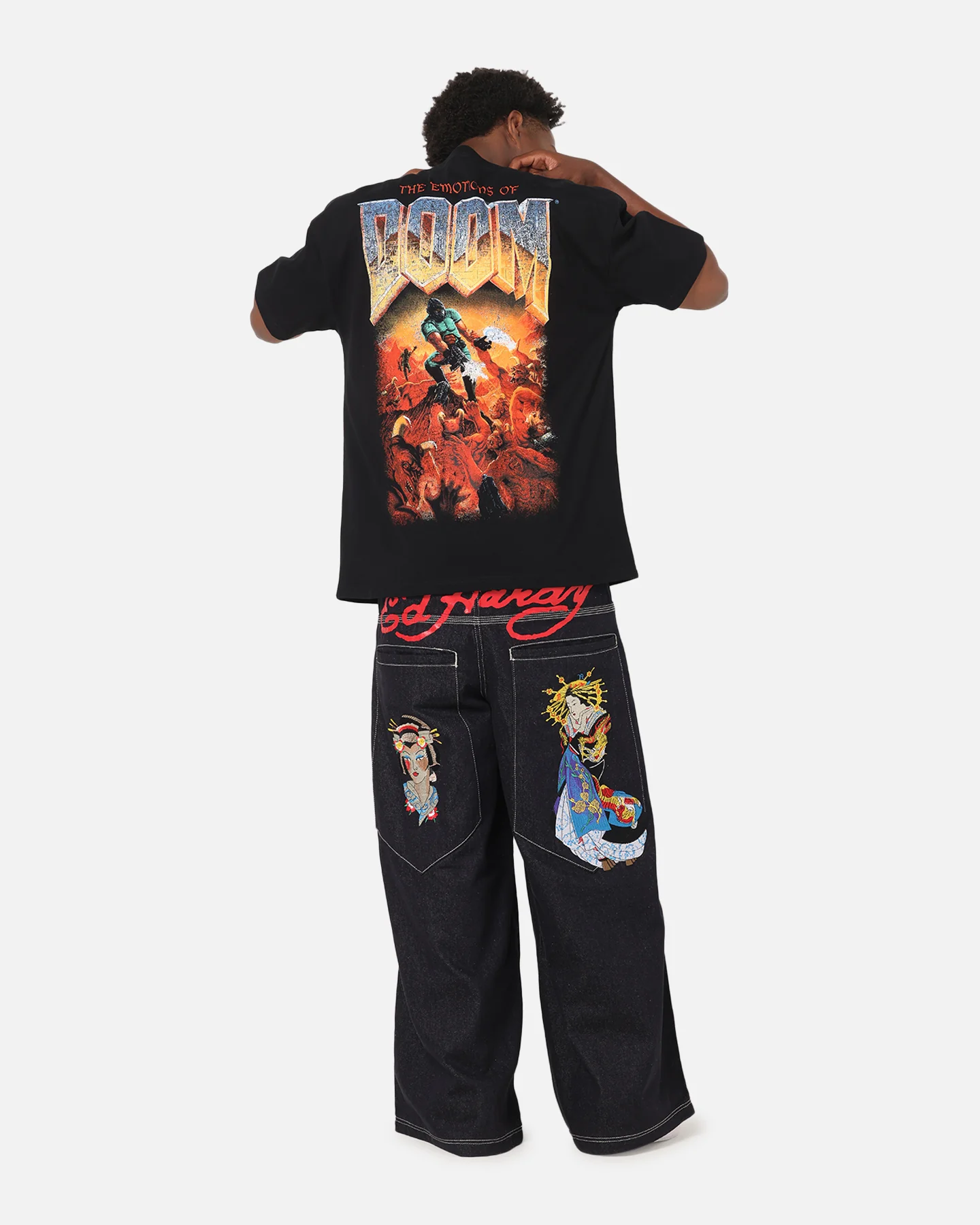 73Studio X Doom Today I Feel Heavyweight T-Shirt Black - Image 3
