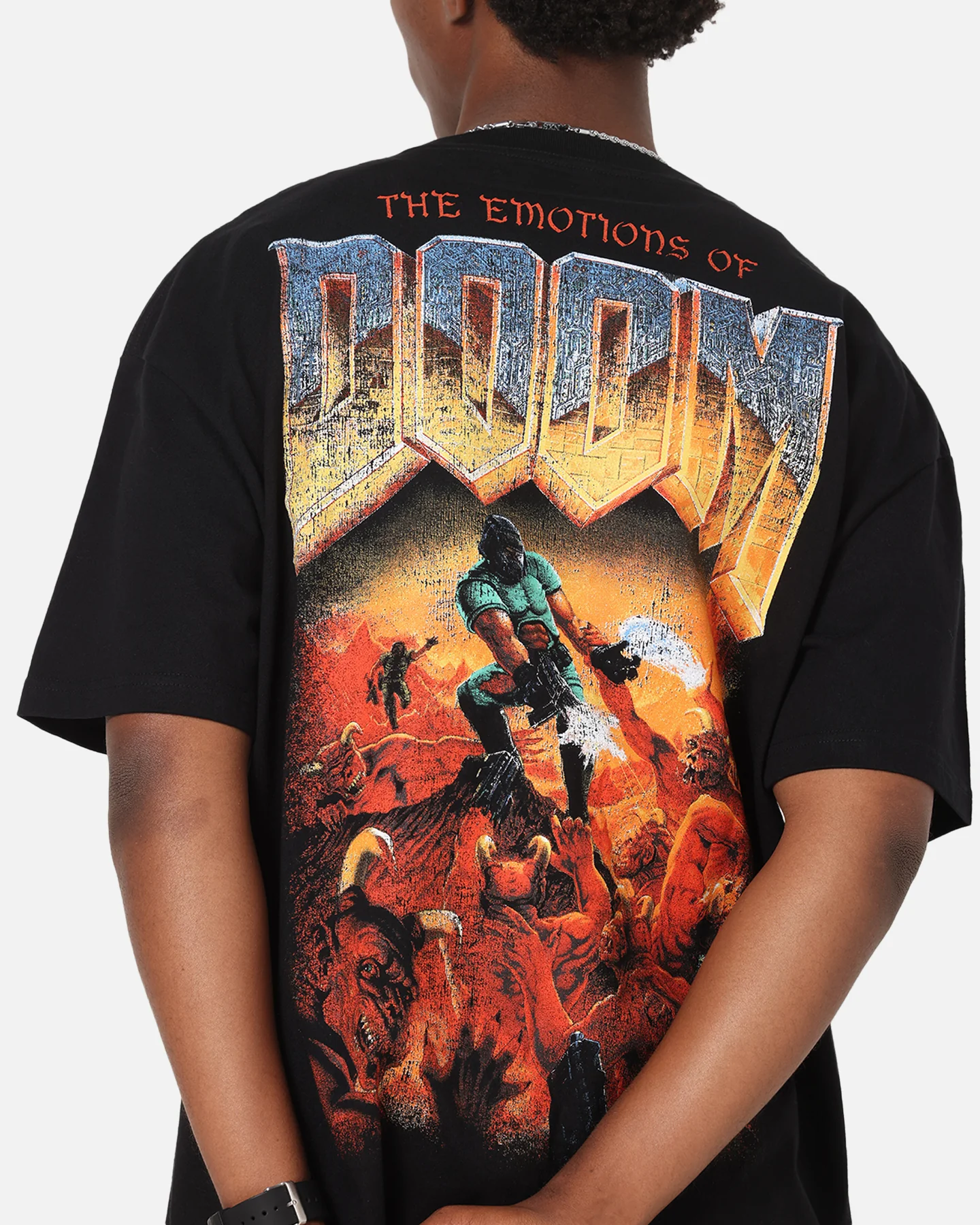 73Studio X Doom Today I Feel Heavyweight T-Shirt Black - Image 7