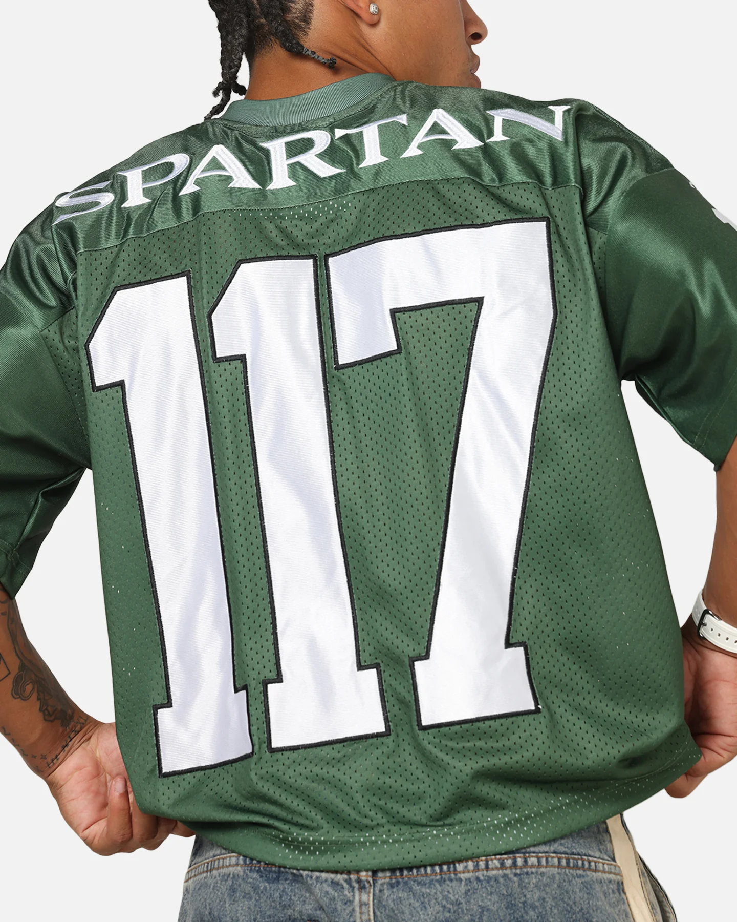 73Studio X Halo 2 Spartan 117 Football Jersey Forest Green - Image 8