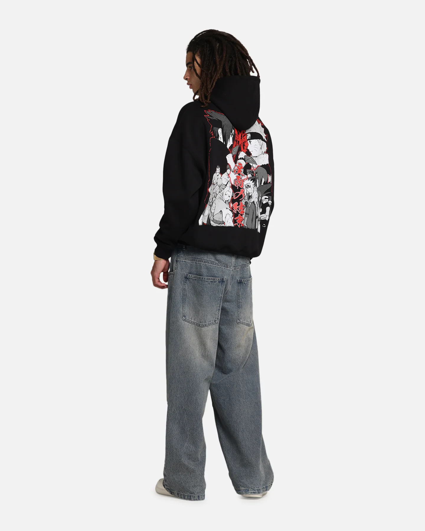 73Studio X Naruto The End Of Tears Premium Hoodie Black - Image 3