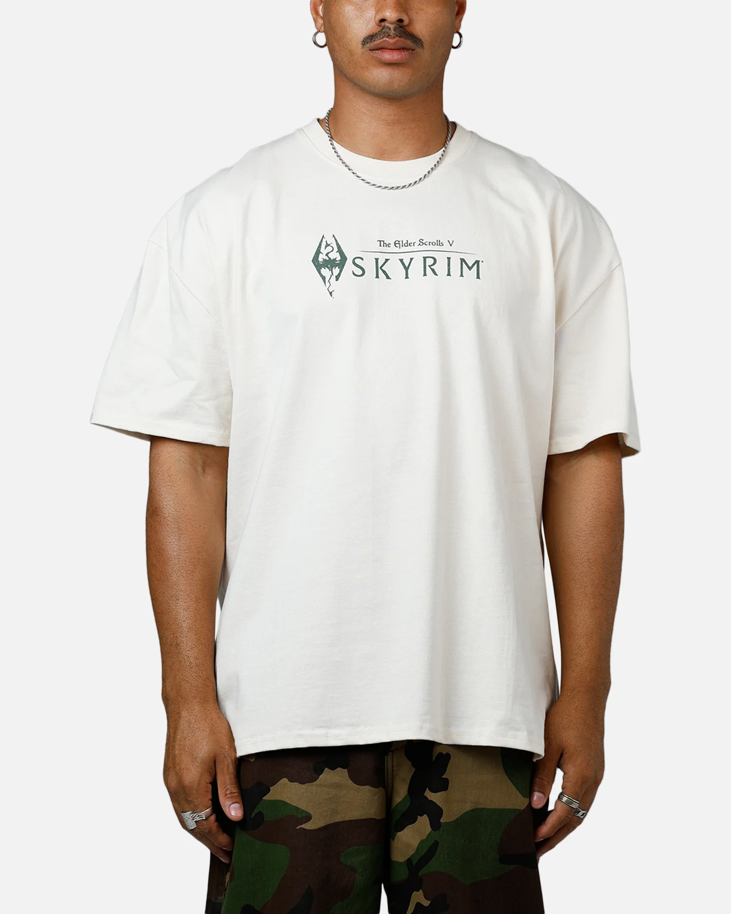 73Studio X The Elder Scrolls V: Skyrim Vintage T-Shirt Off White - Image 2