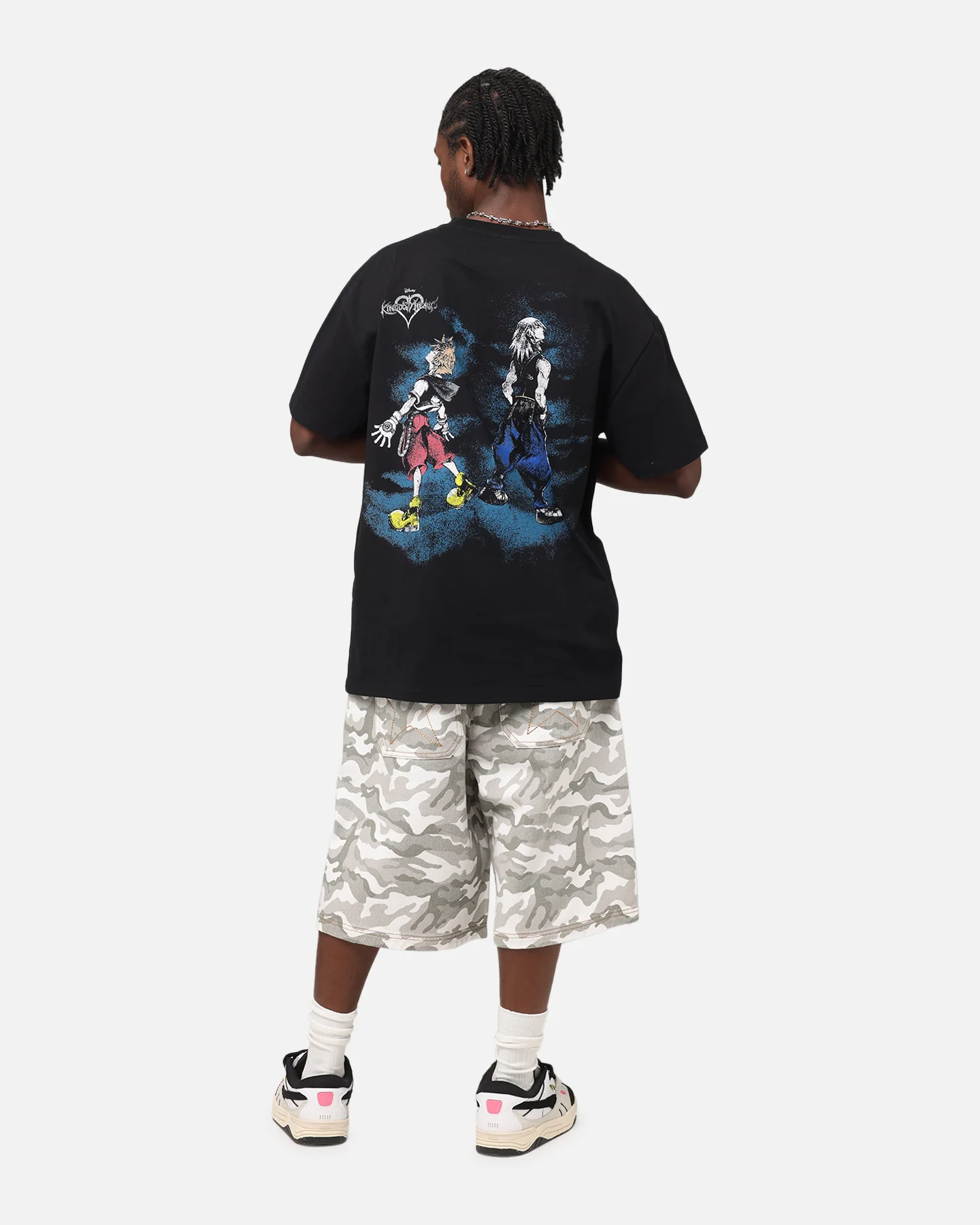 73Studio Disney Kingdom Hearts Gang Heavyweight T-Shirt Black - Image 3