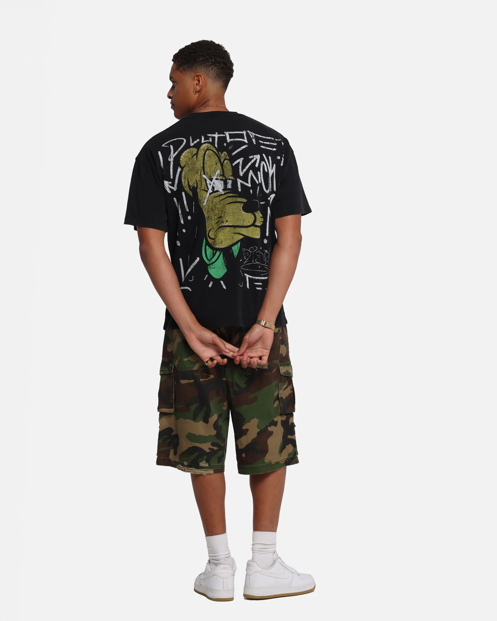 73Studio Disney Pluto T-Shirt Black - Image 3
