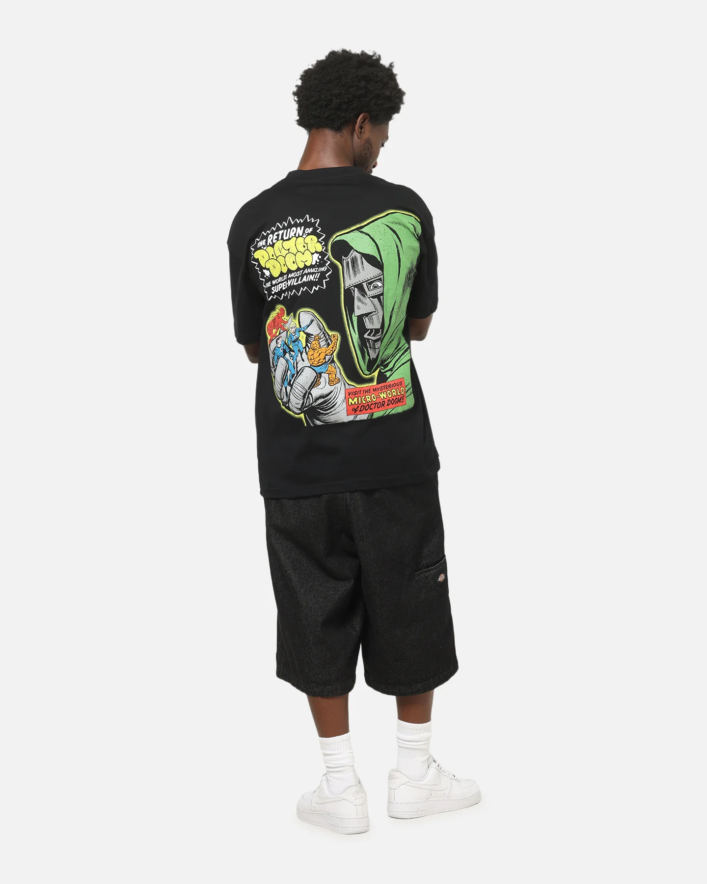 73Studio Marvel Dr Doom T-Shirt Black - Image 3