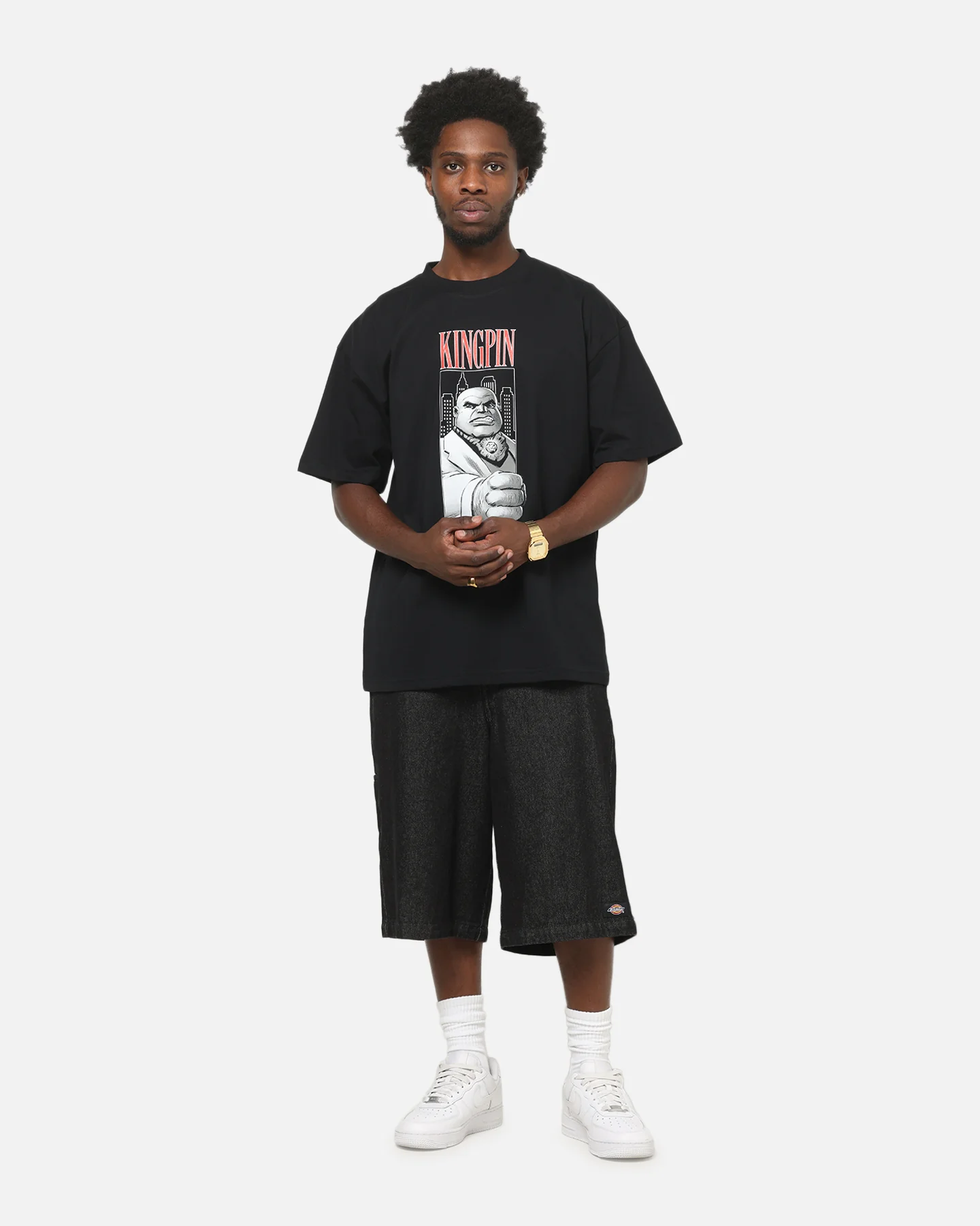 73Studio Marvel King Pin T-Shirt Black - Image 4