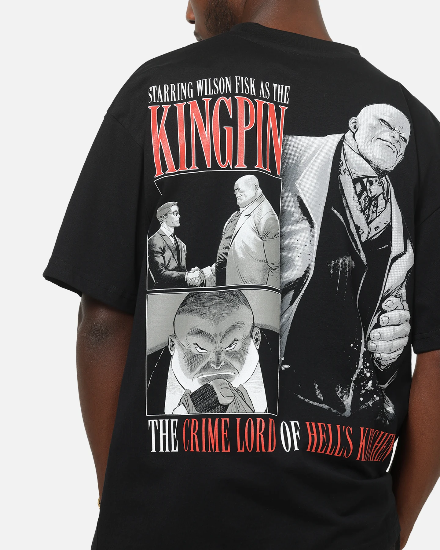 73Studio Marvel King Pin T-Shirt Black - Image 7