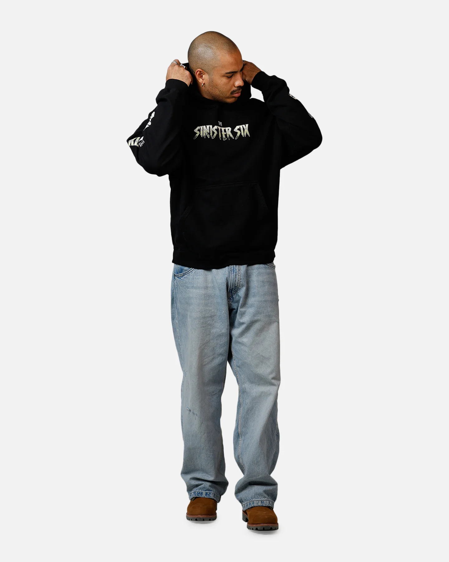 73Studio Marvel Sinister Six Premium Hoodie Black - Image 3