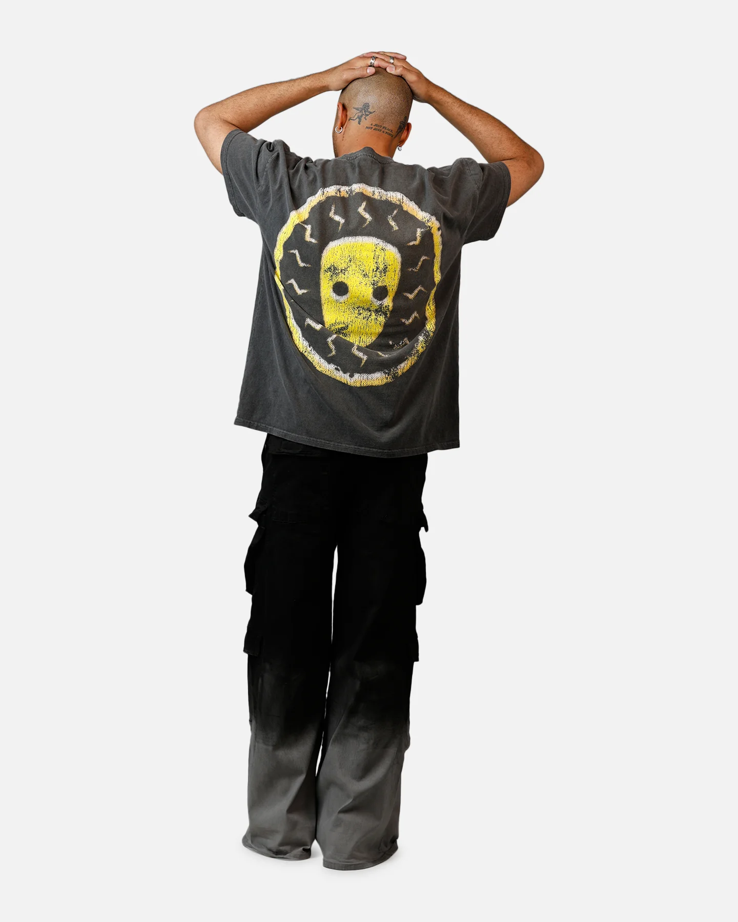 73Studio Marvel Sinister Six Shocker Heavyweight T-Shirt Black Wash - Image 6