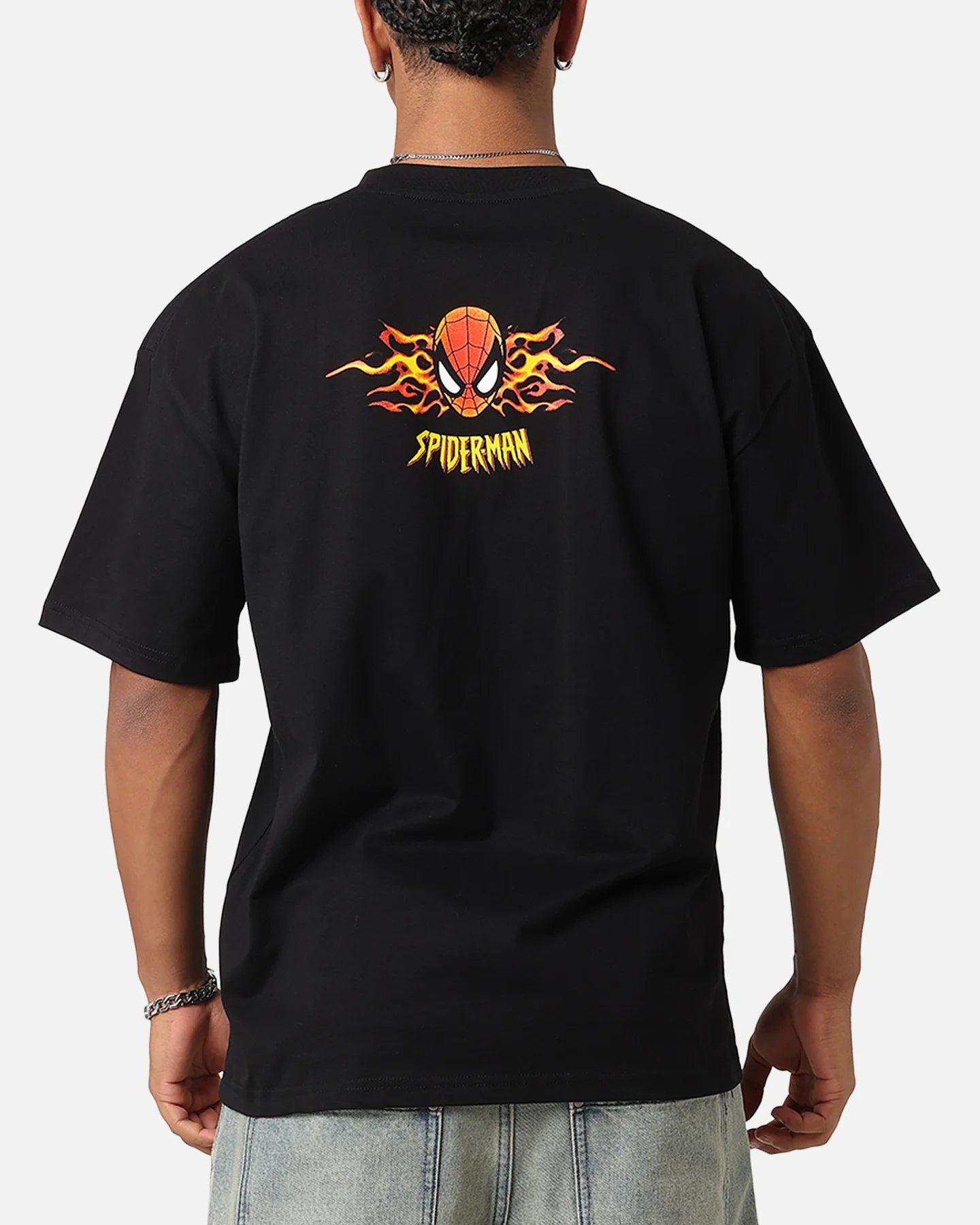 73Studio Marvel Spider-Man Y2K Spidey T-Shirt Black - Image 2