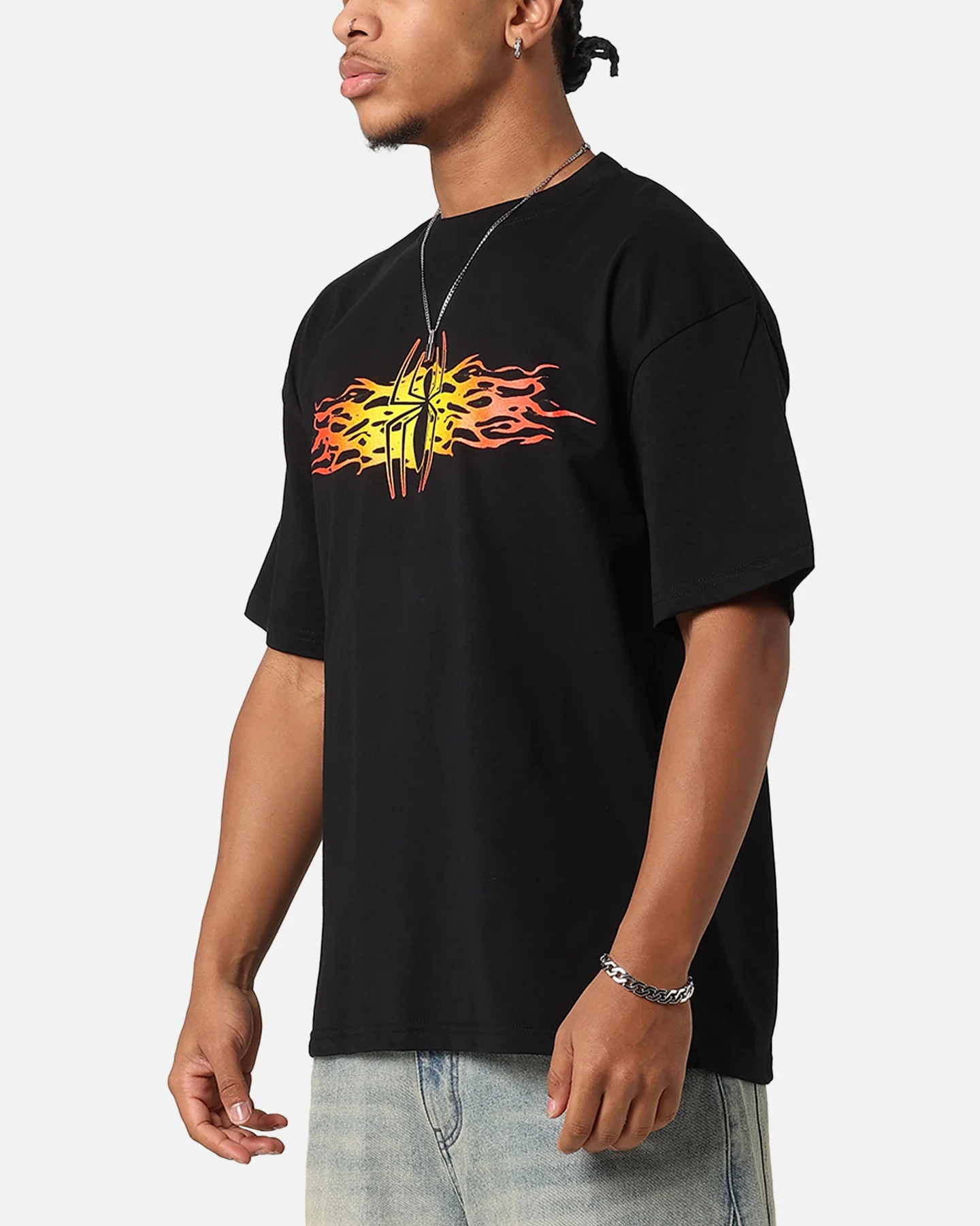 73Studio Marvel Spider-Man Y2K Spidey T-Shirt Black - Image 6