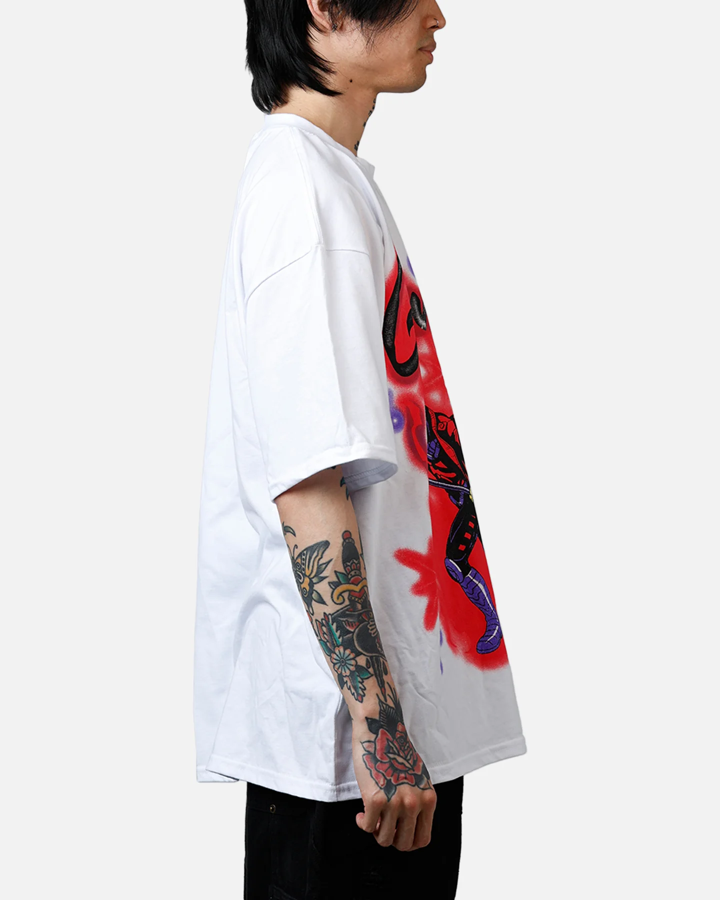 73Studio Marvel X-Men Gambit Airbrush T-Shirt White - Image 4