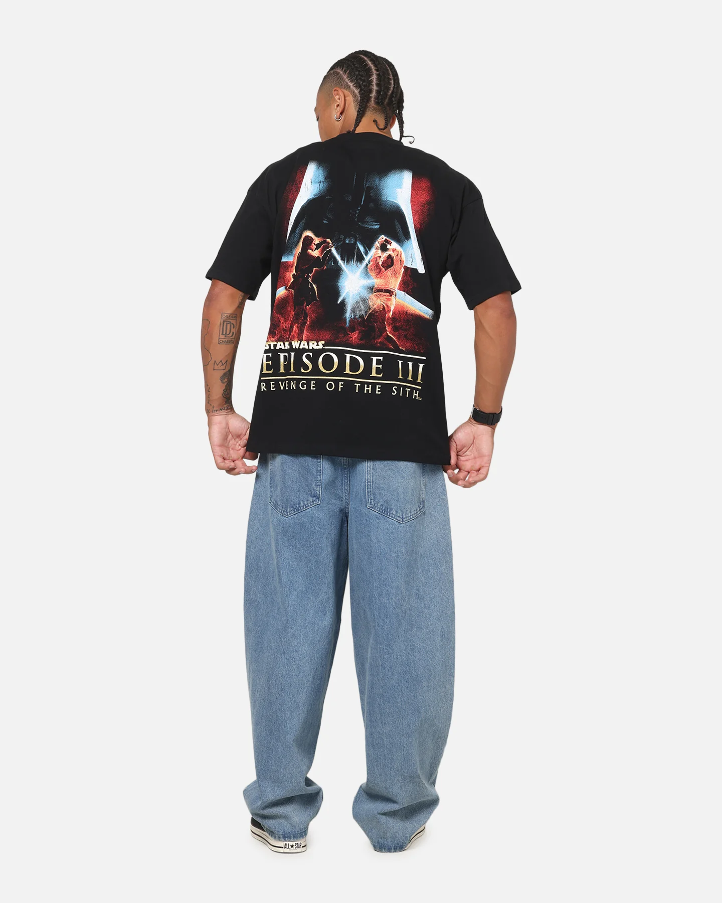73Studio Star Wars 2005 Rise Of Vadar T-Shirt Black - Image 4