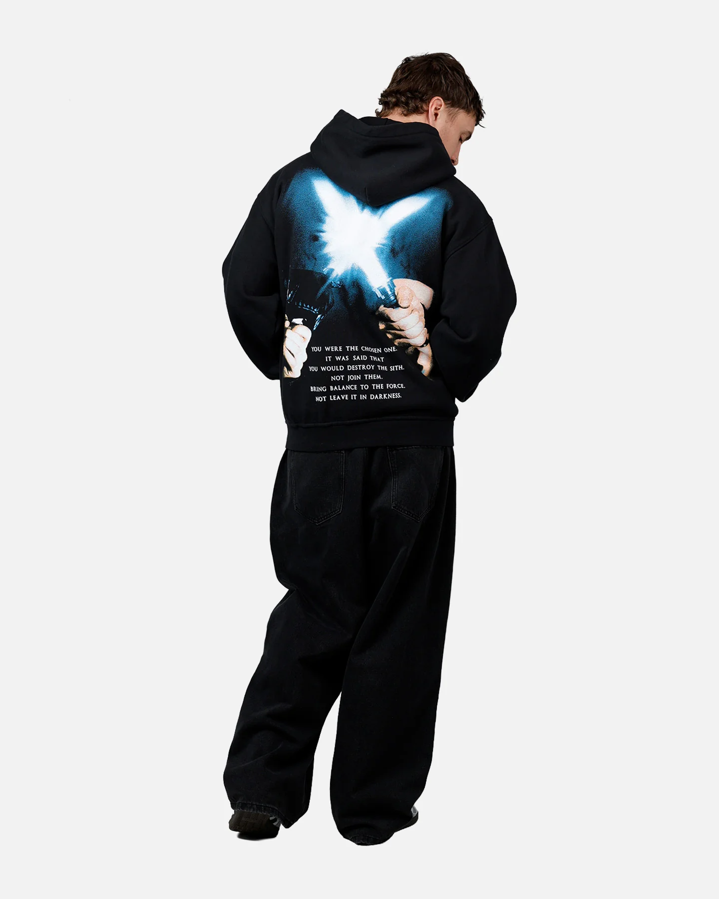 73Studio Star Wars 2005 Vader Zip Hoodie Black - Image 6