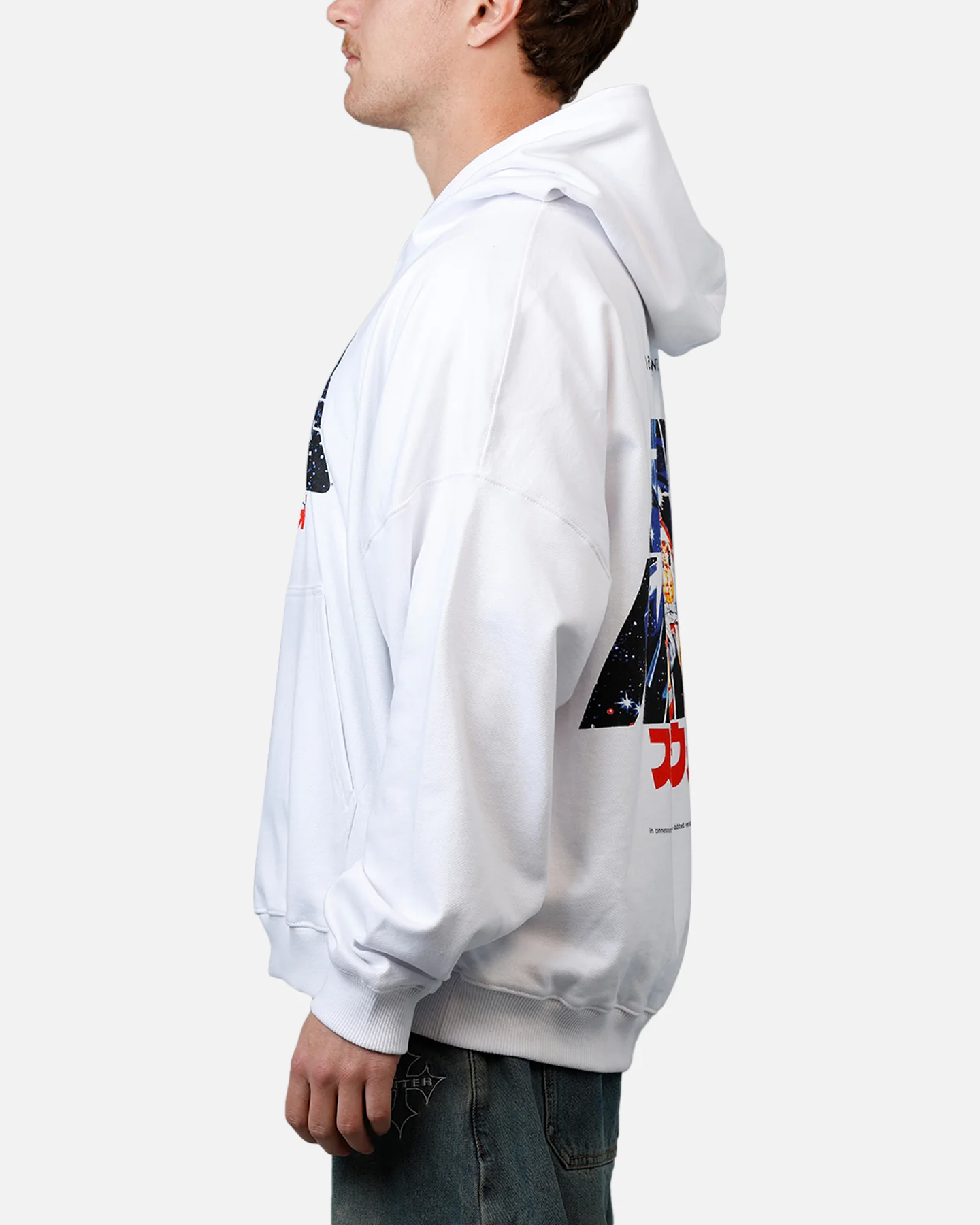 73Studio Star Wars '77 New Hope Hoodie White - Image 5