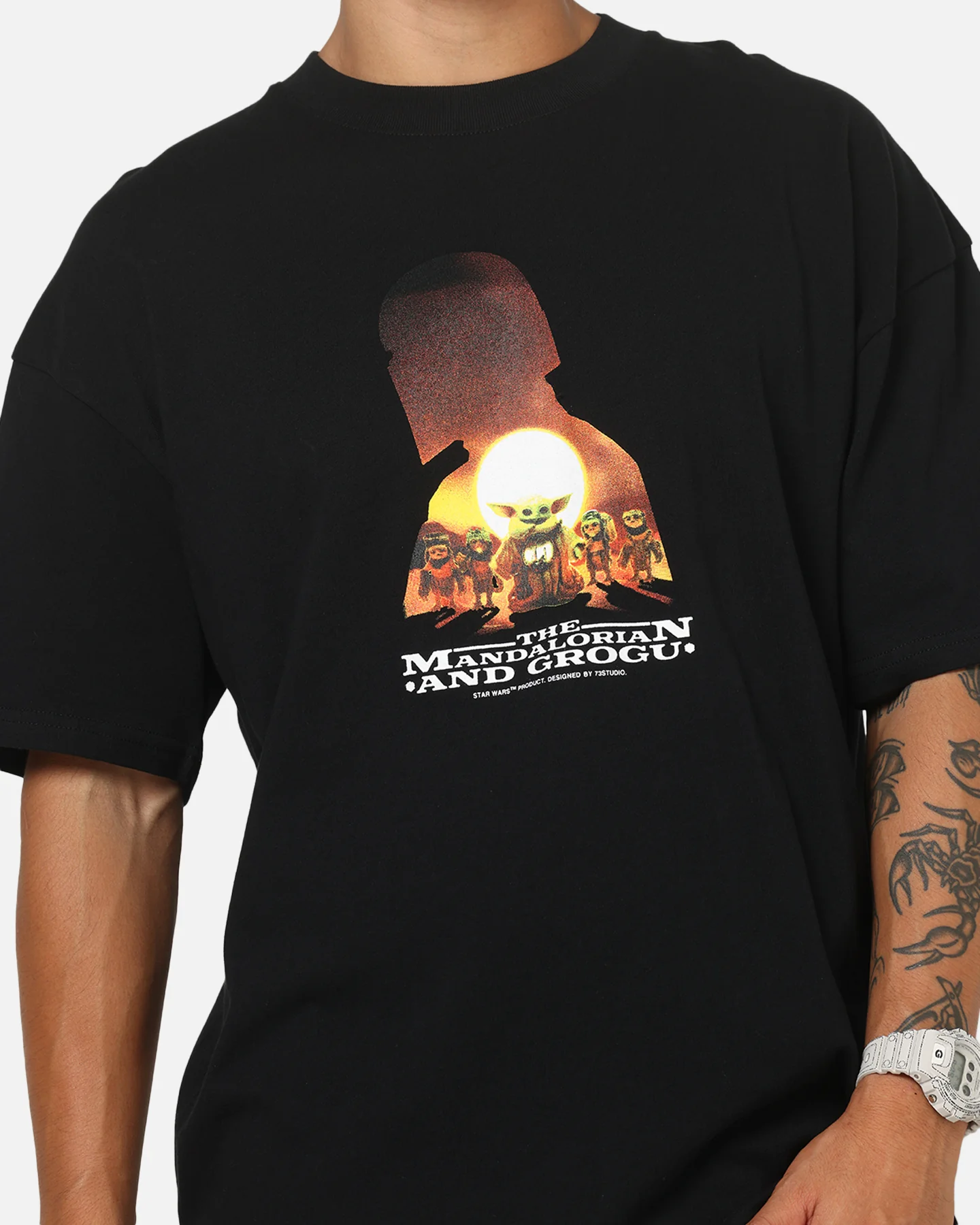 73Studio Star Wars This Is The Way T-Shirt Black - Image 8