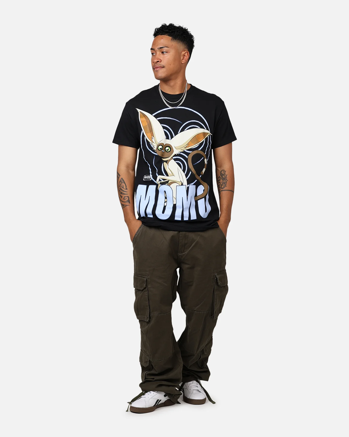 73Studio X Avatar: The Last Airbender Momo T-Shirt Black - Image 3