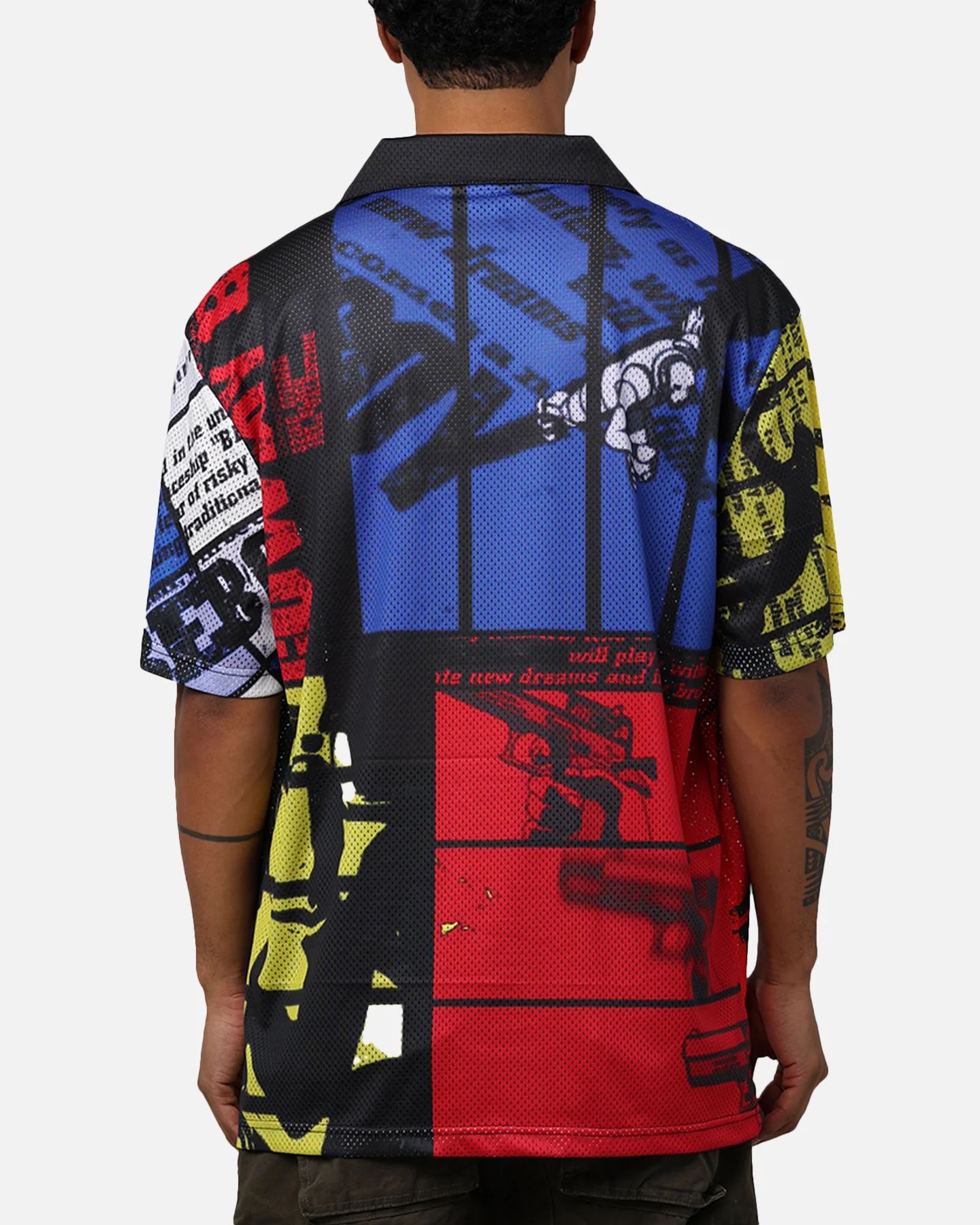 73Studio X Cowboy Bebop Colour Block Party Shirt Multi - Image 3
