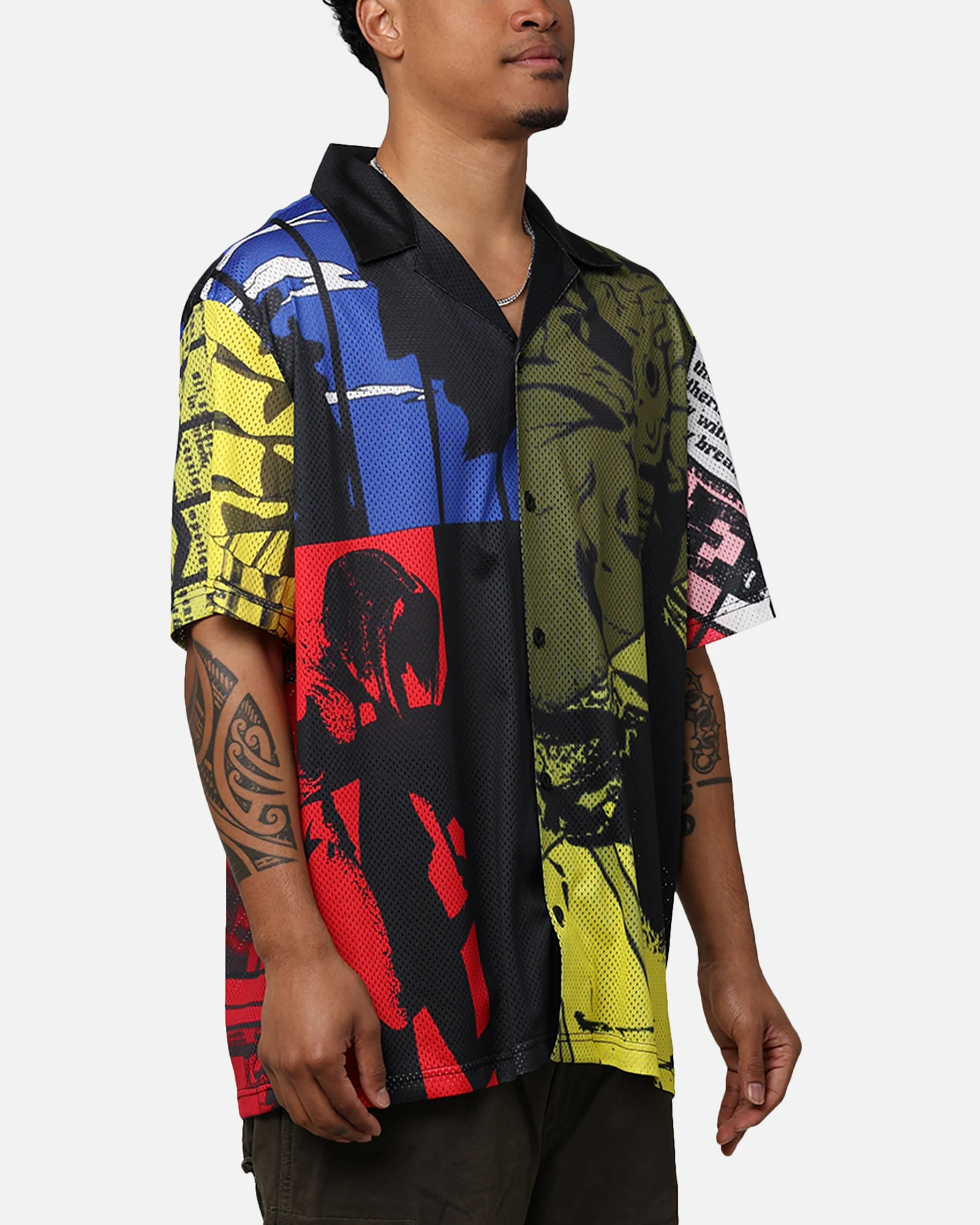73Studio X Cowboy Bebop Colour Block Party Shirt Multi - Image 4