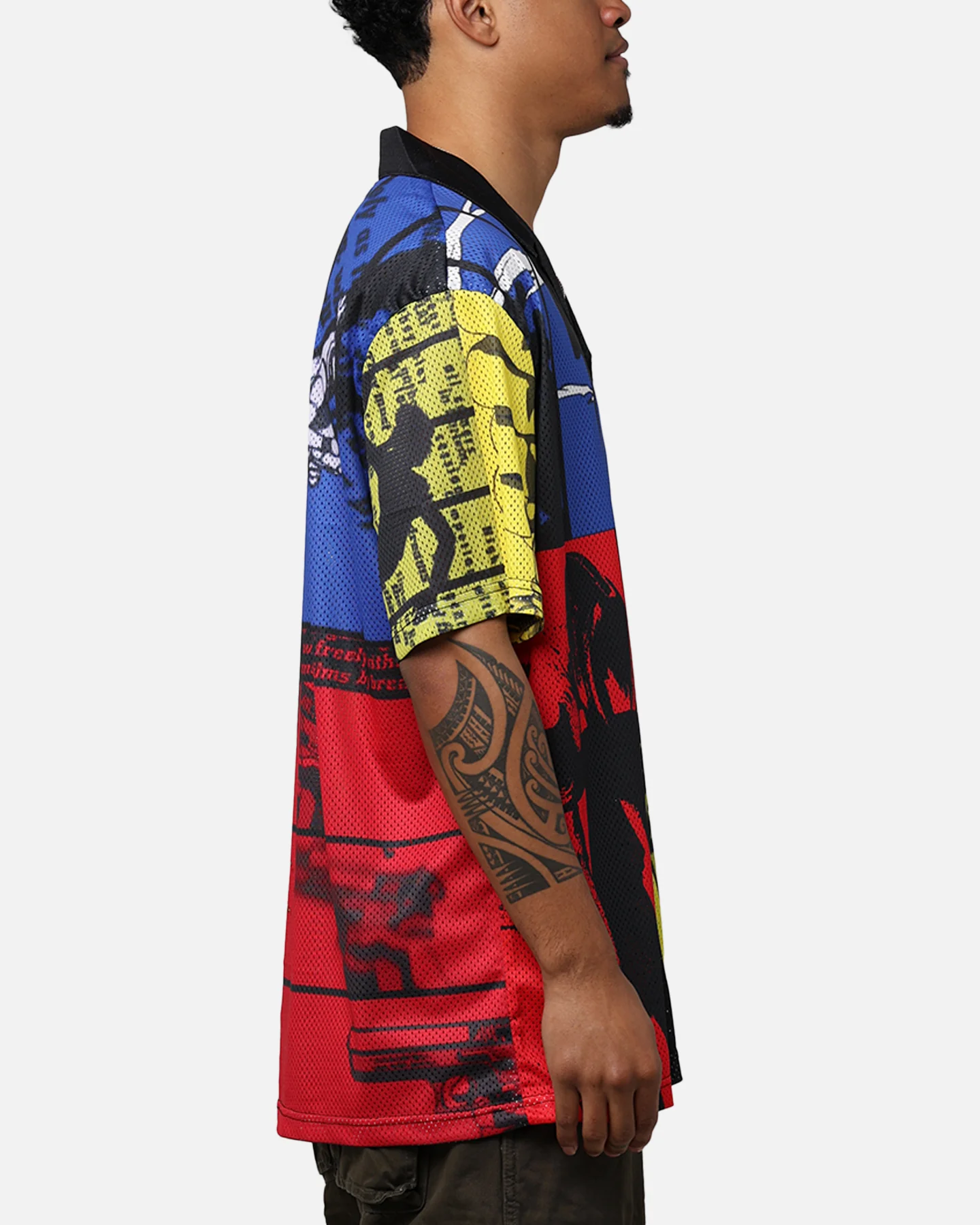 73Studio X Cowboy Bebop Colour Block Party Shirt Multi - Image 5