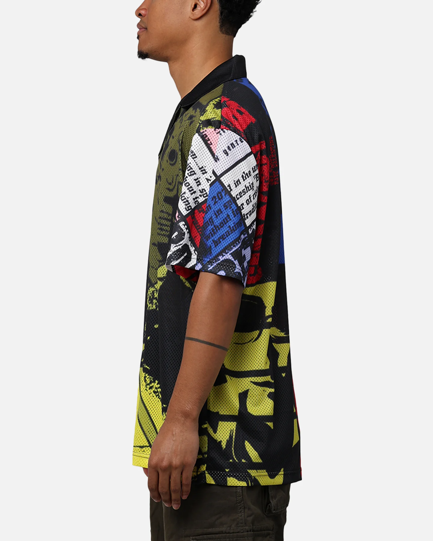 73Studio X Cowboy Bebop Colour Block Party Shirt Multi - Image 6