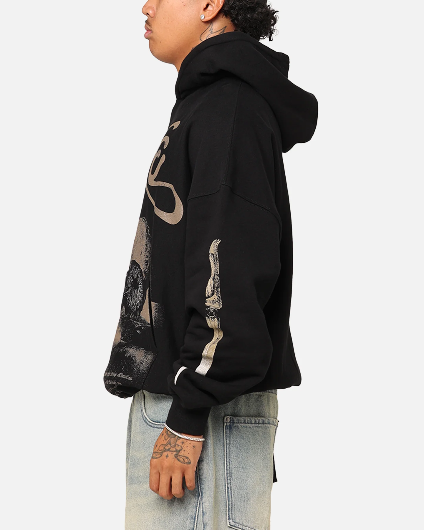 73Studio X Dune Heavyweight Hoodie Black - Image 5