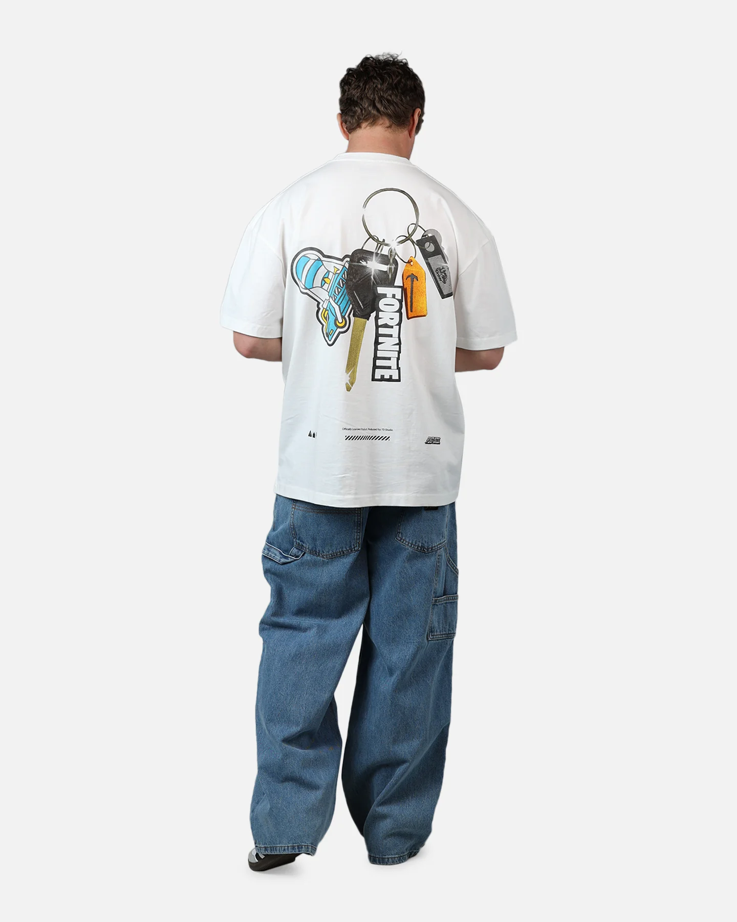 73Studio X Fortnite Thank U Bus Driver T-Shirt White - Image 6