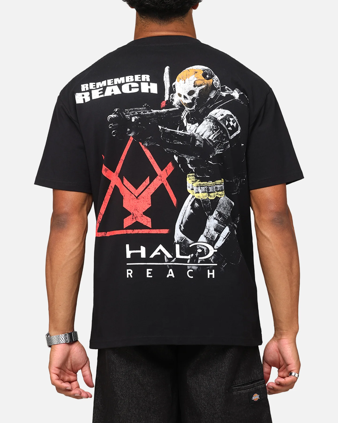 73Studio X Halo Halo Reach Emile Big Head Heavyweight T-Shirt Black - Image 2