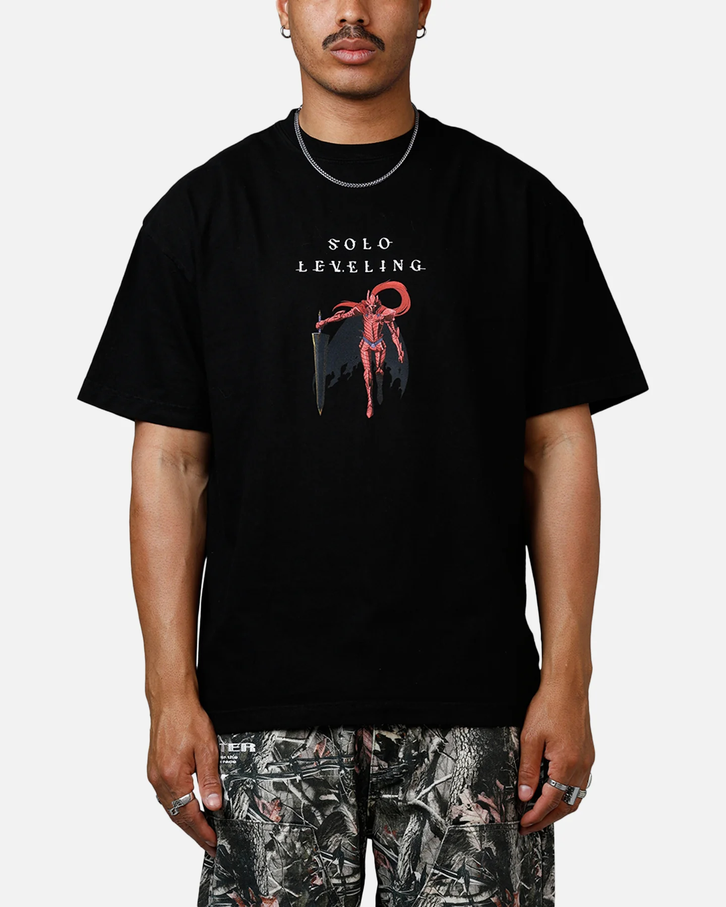 73Studio X Solo Leveling Igris T-Shirt Black - Image 2