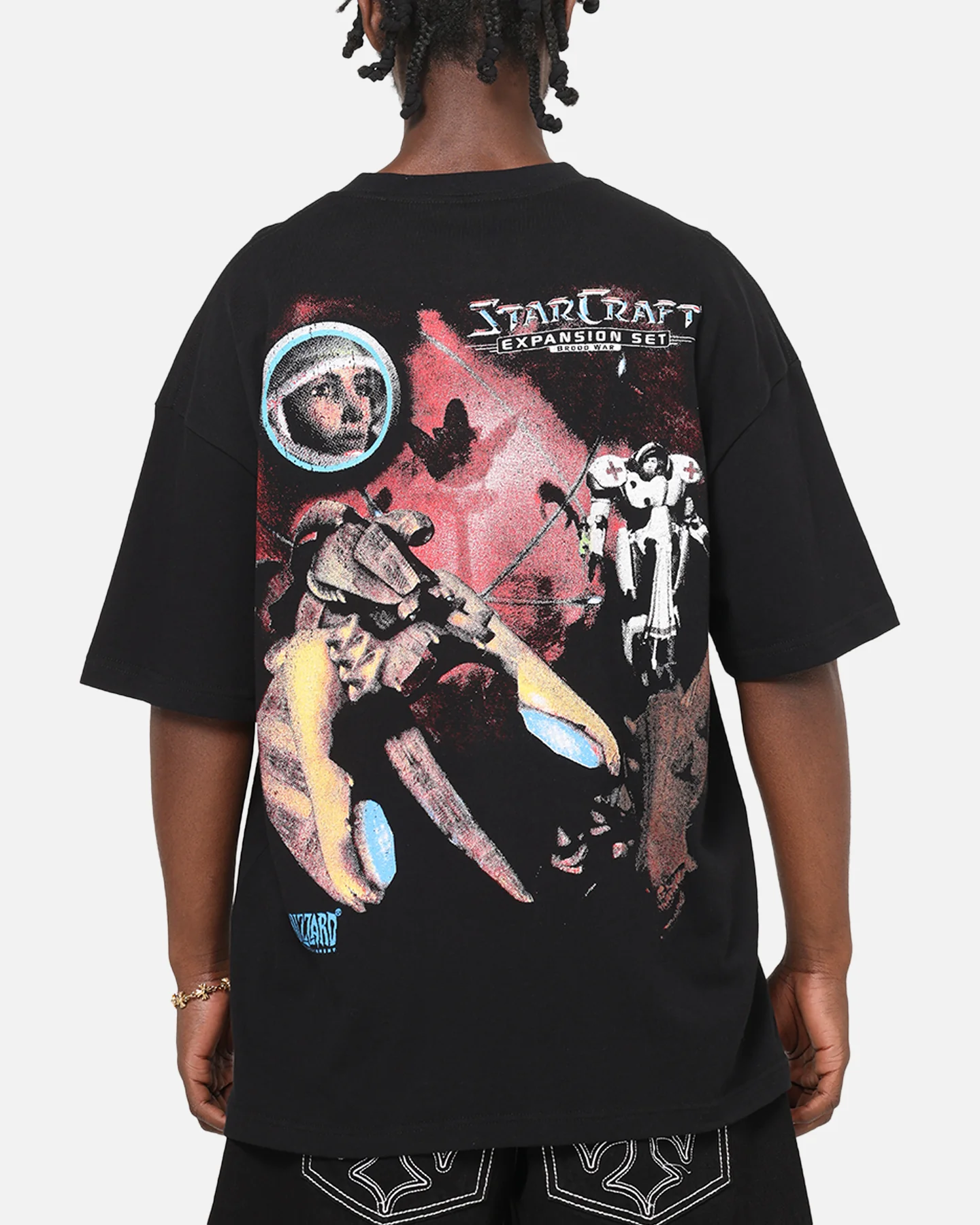73Studio X Starcraft Infested Kerrigan T-Shirt Off Black - Image 2