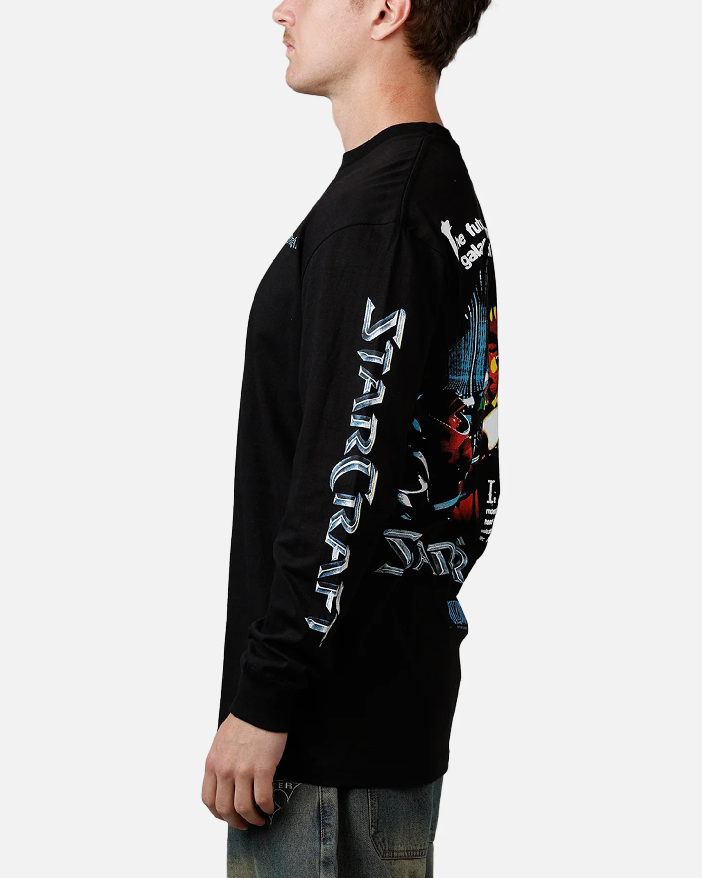 73Studio X Starcraft Race Long Sleeve T-Shirt Black - Image 5