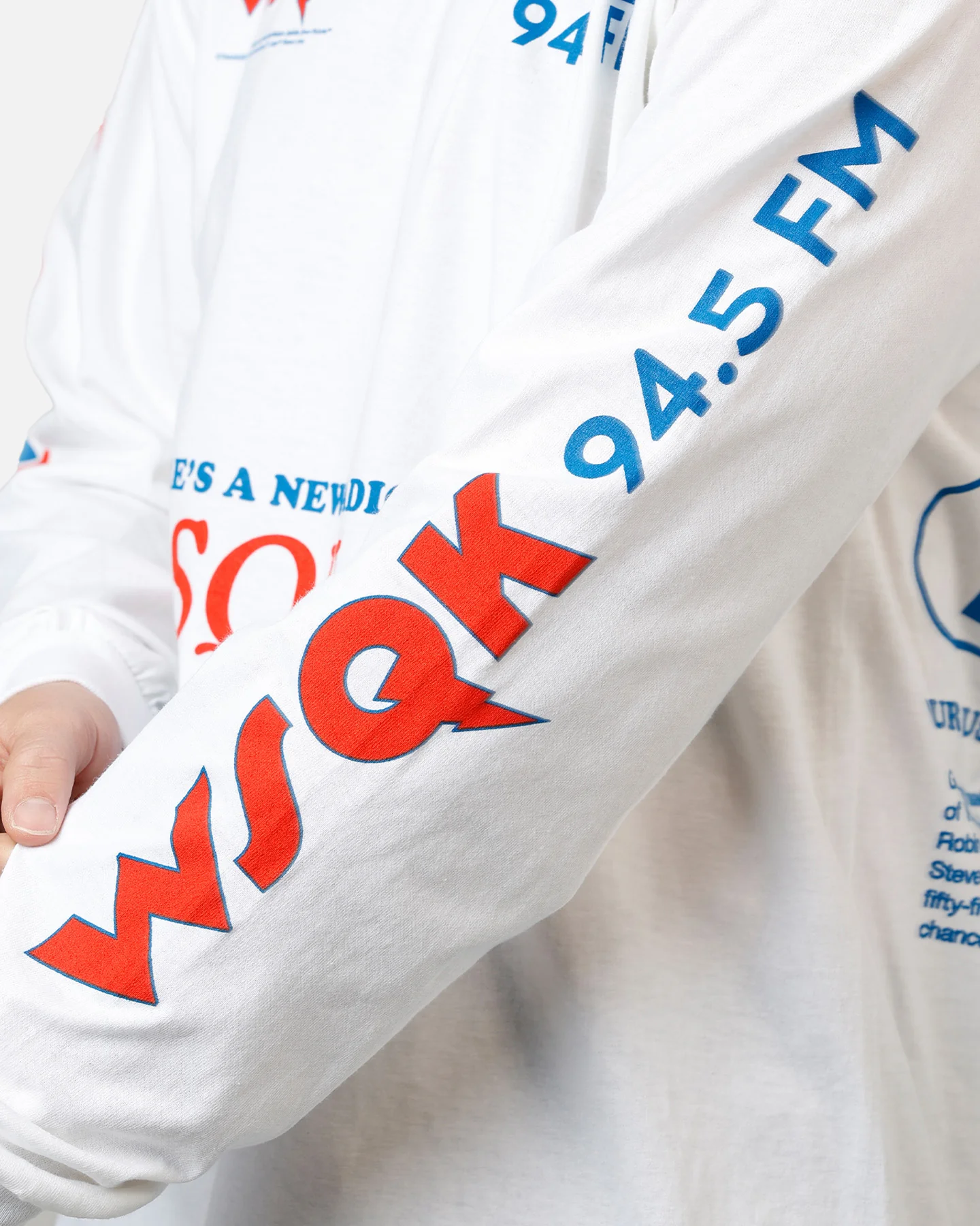 73Studio X Stranger Things The Squawk Long Sleeve T-Shirt White - Image 8
