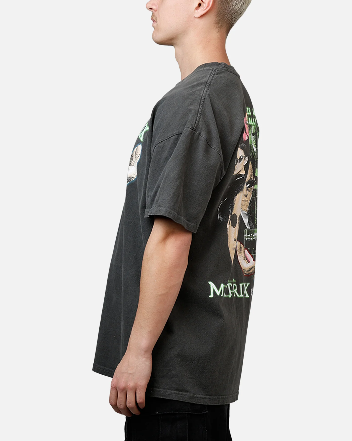 73Studio X The Matrix Pills Heavyweight T-Shirt Black - Image 5