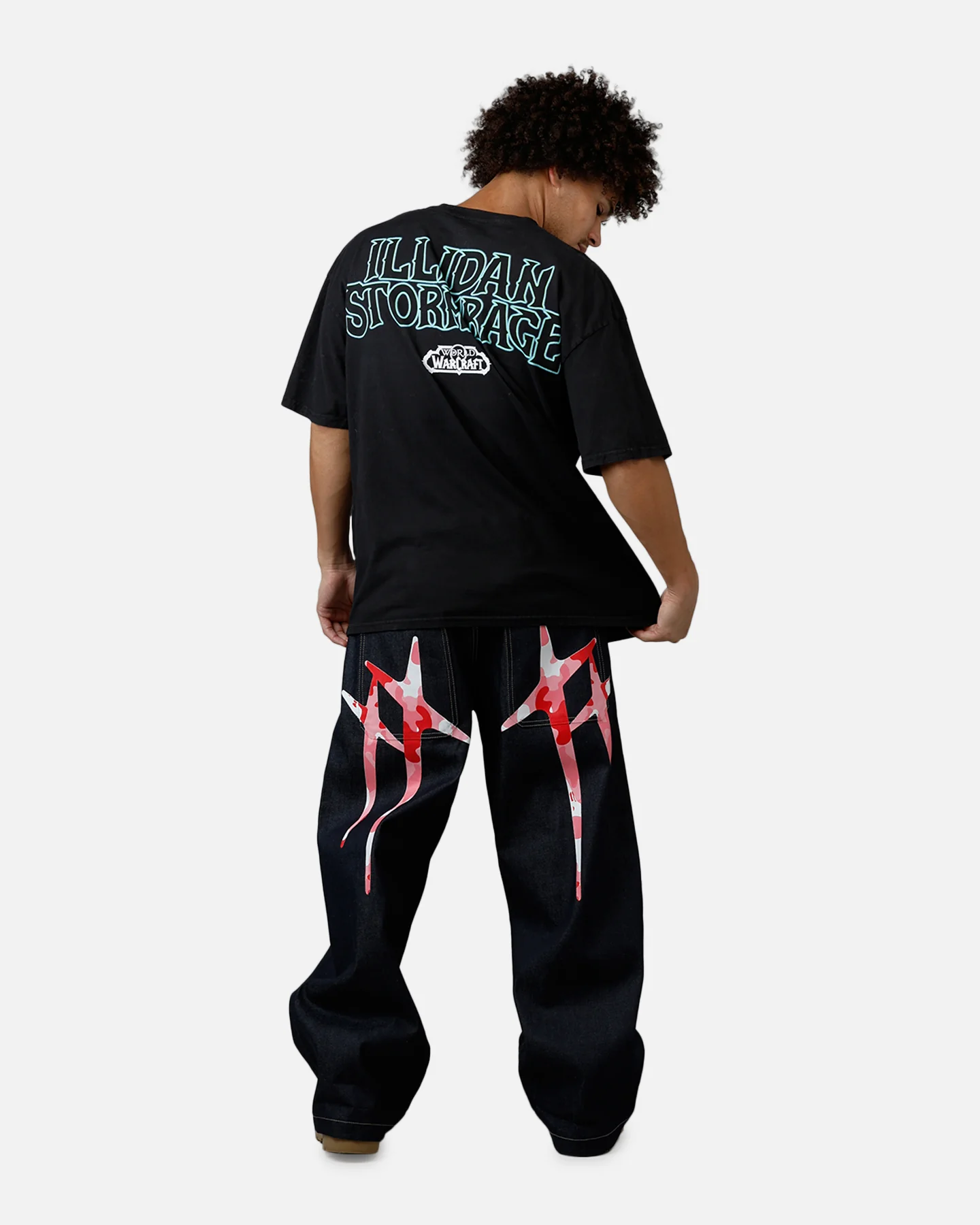 73Studio X Warcraft The Betrayer T-Shirt Black Acidwash - Image 6