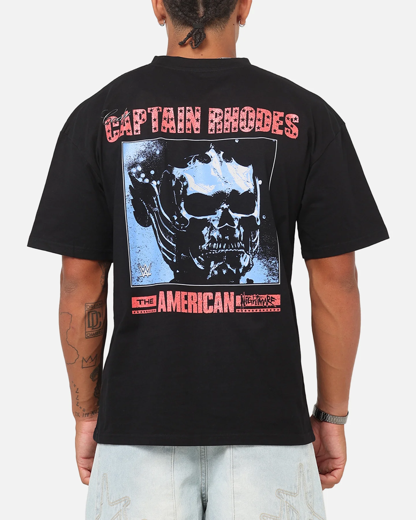 73Studio X WWE Cody Rhodes Vintage T-Shirt Black - Image 2