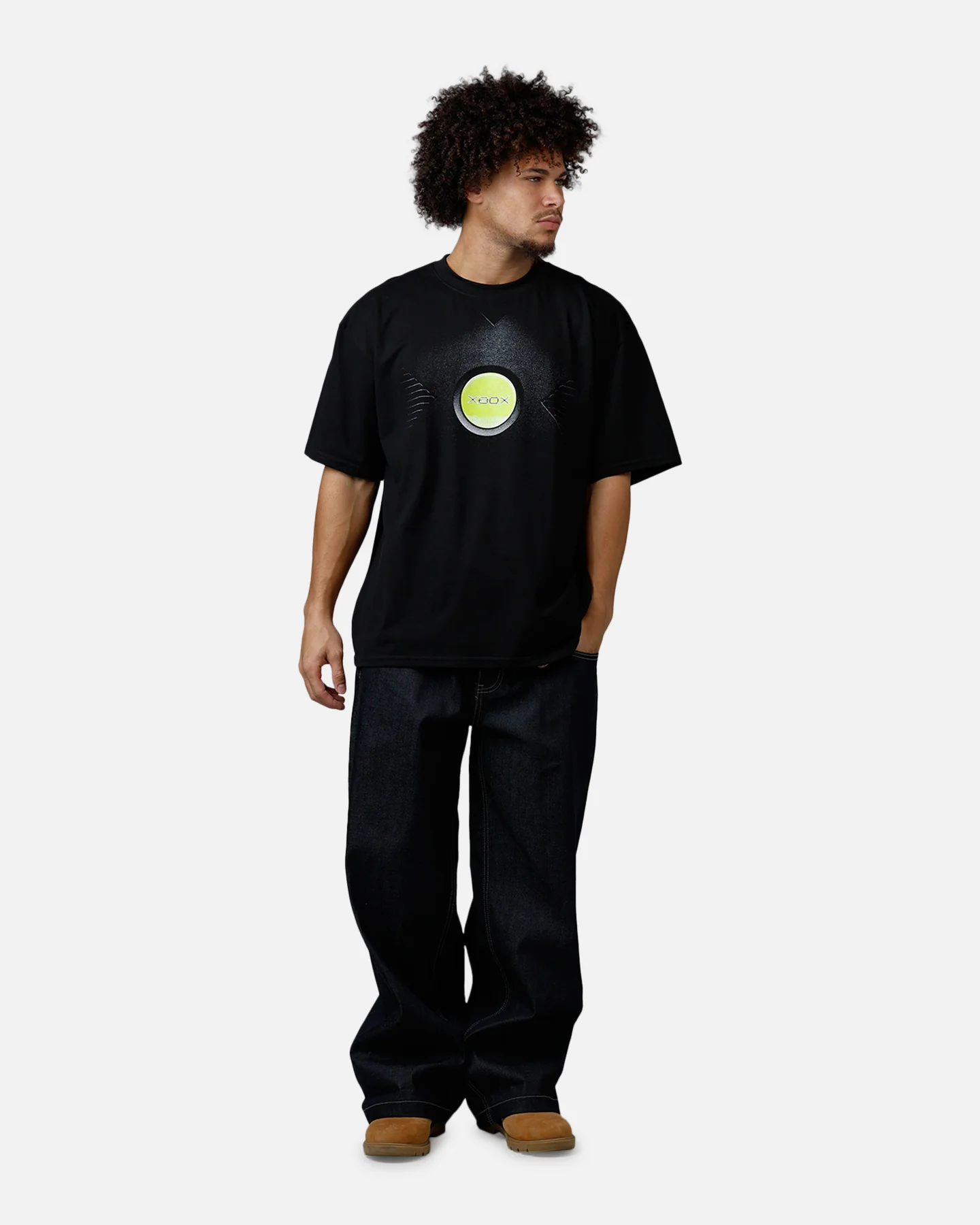 73Studio X Xbox 25th Anniversary Console T-Shirt Black - Image 3