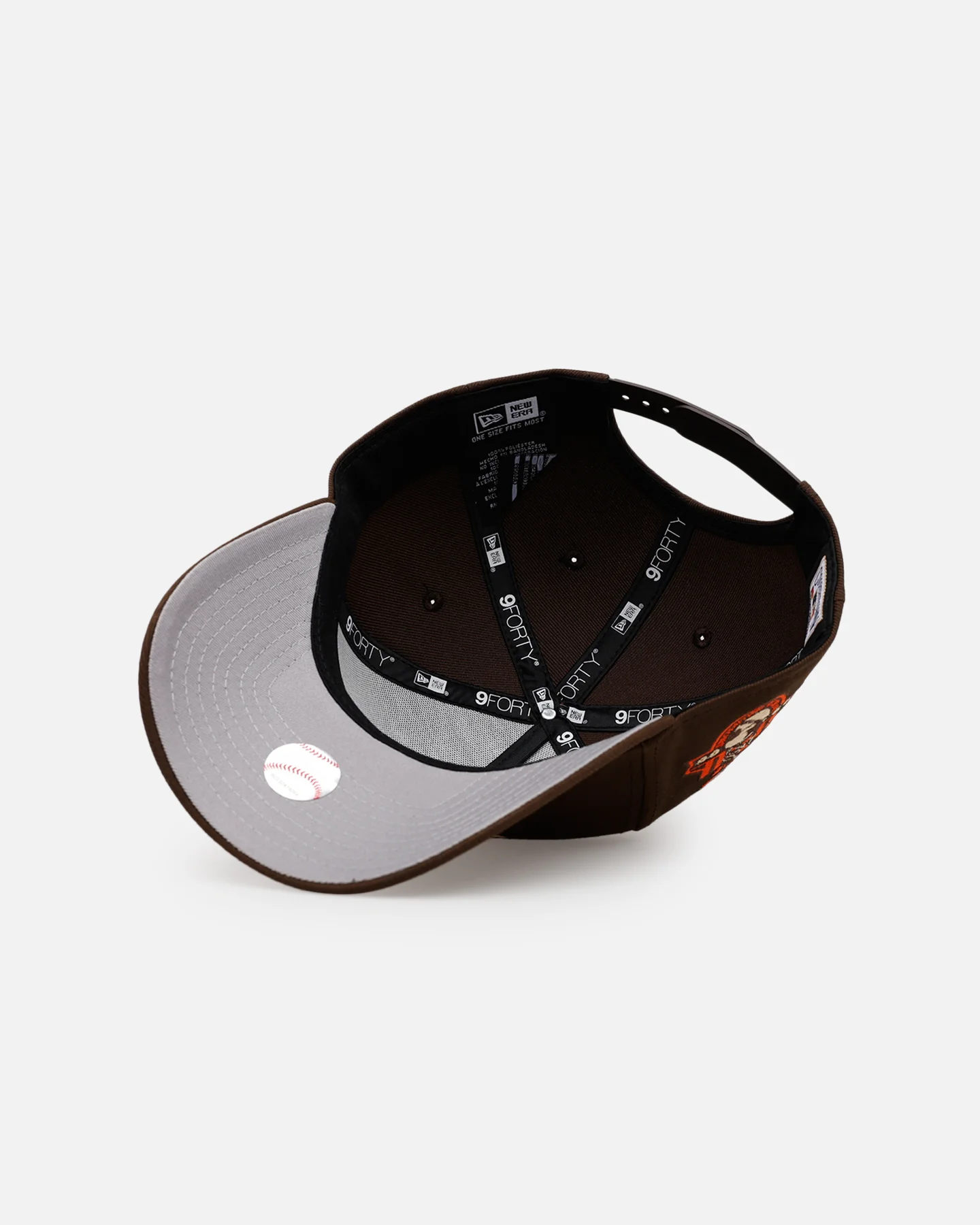 New Era Baltimore Orioles 'Stay Classy' 9FORTY A-Frame Snapback Walnut - Image 6