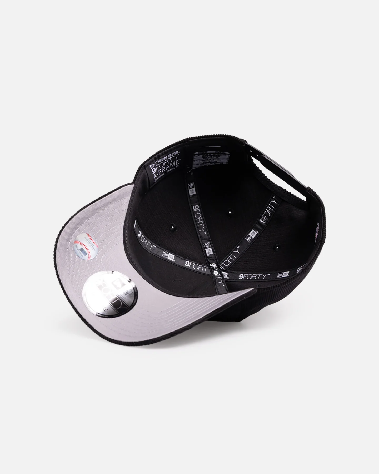 New Era Los Angeles Dodgers 'Diamontee Cord' 9FORTY A-Frame Snapback Black Cord - Image 6