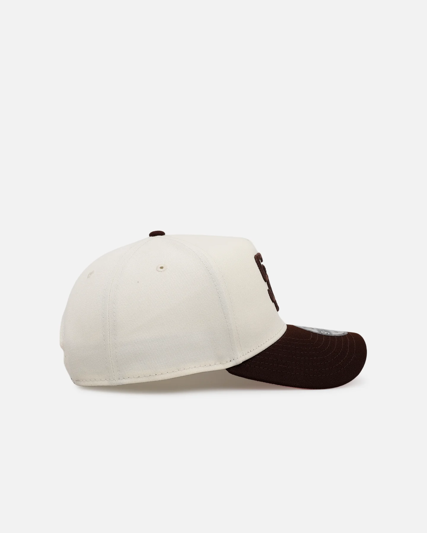 New Era San Diego Padres 'Pink Satin Pink Hearts Walnut' 9FORTY A-Frame Snapback Chrome/Walnut - Image 3