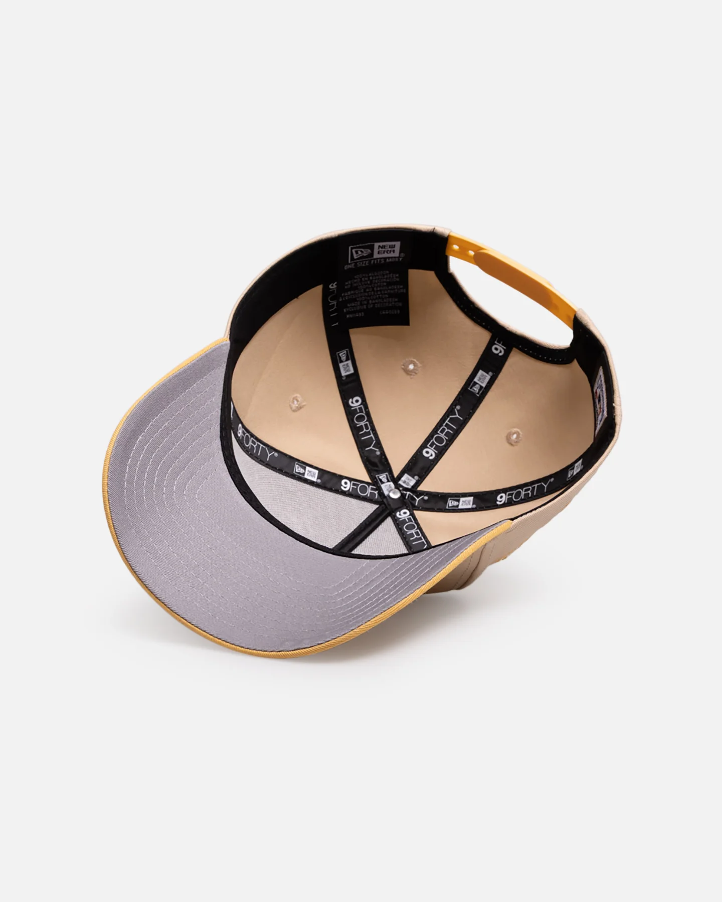 New Era Los Angeles Dodgers 'Pastel' 9FORTY A-Frame Snapback Pastel Yellow - Image 6