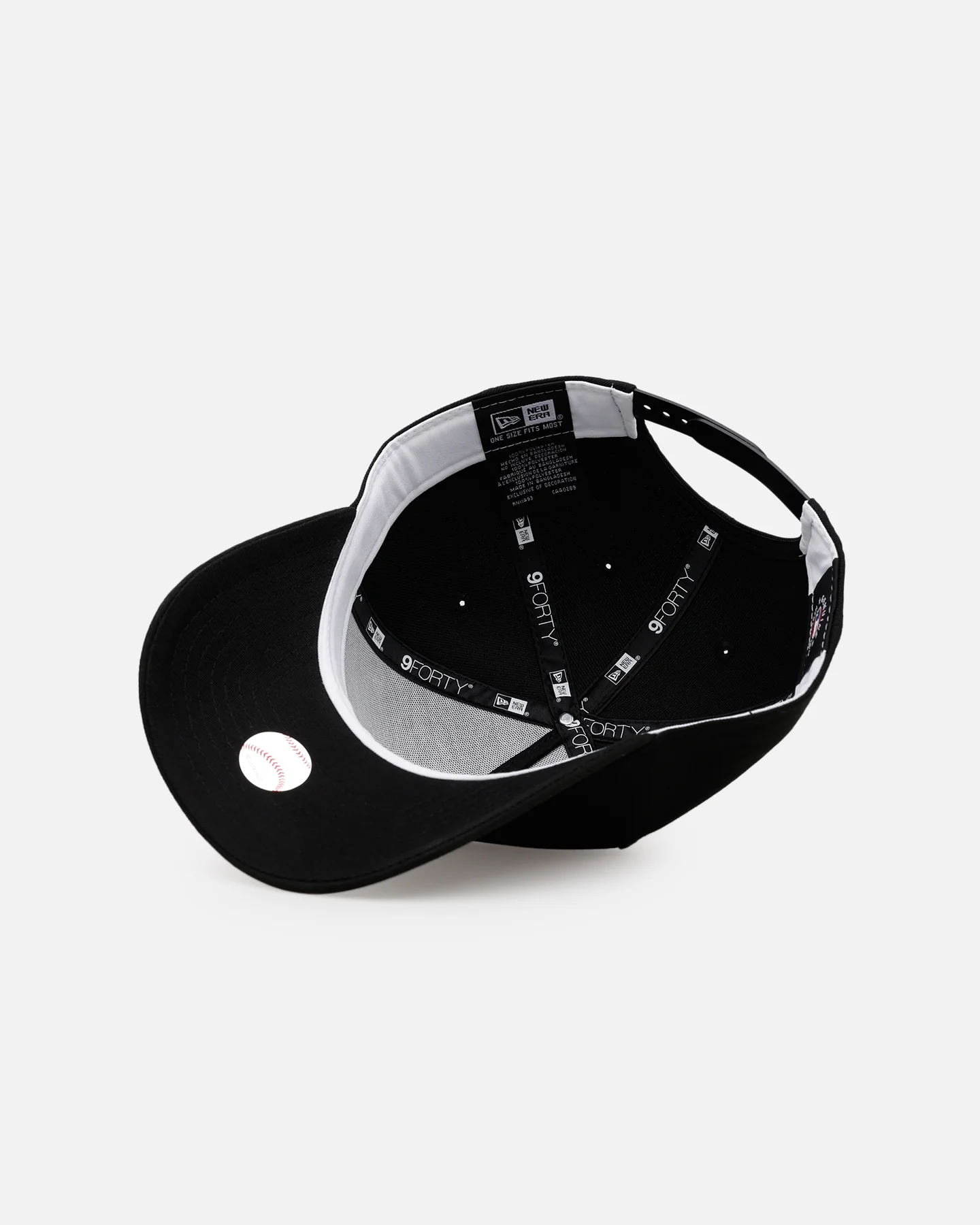 New Era Texas Rangers 'Easy Black' 9FORTY A-Frame Snapback Black/Black - Image 6