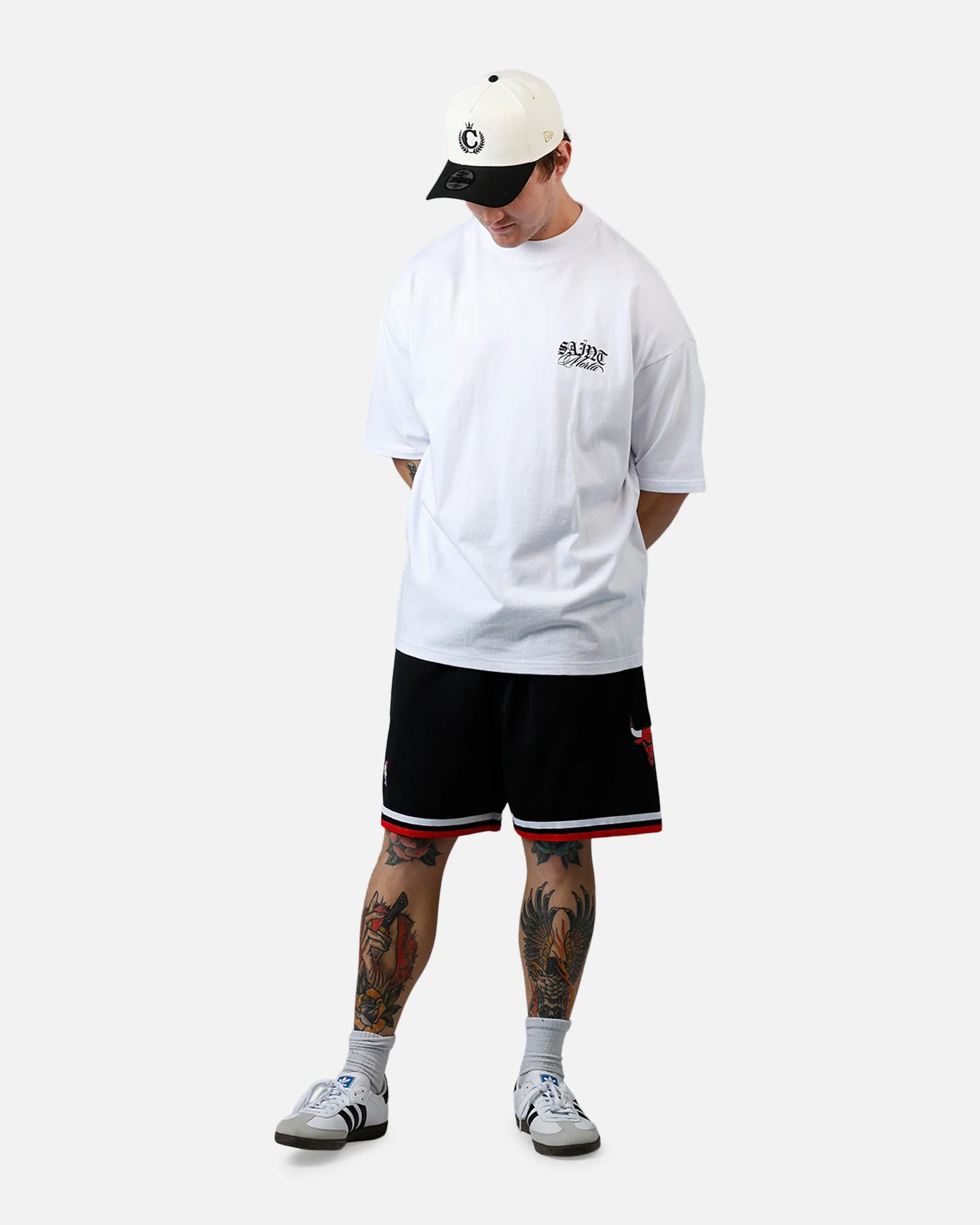 Mitchell & Ness Chicago Bulls 97-98' Swingman Shorts Black - Image 2