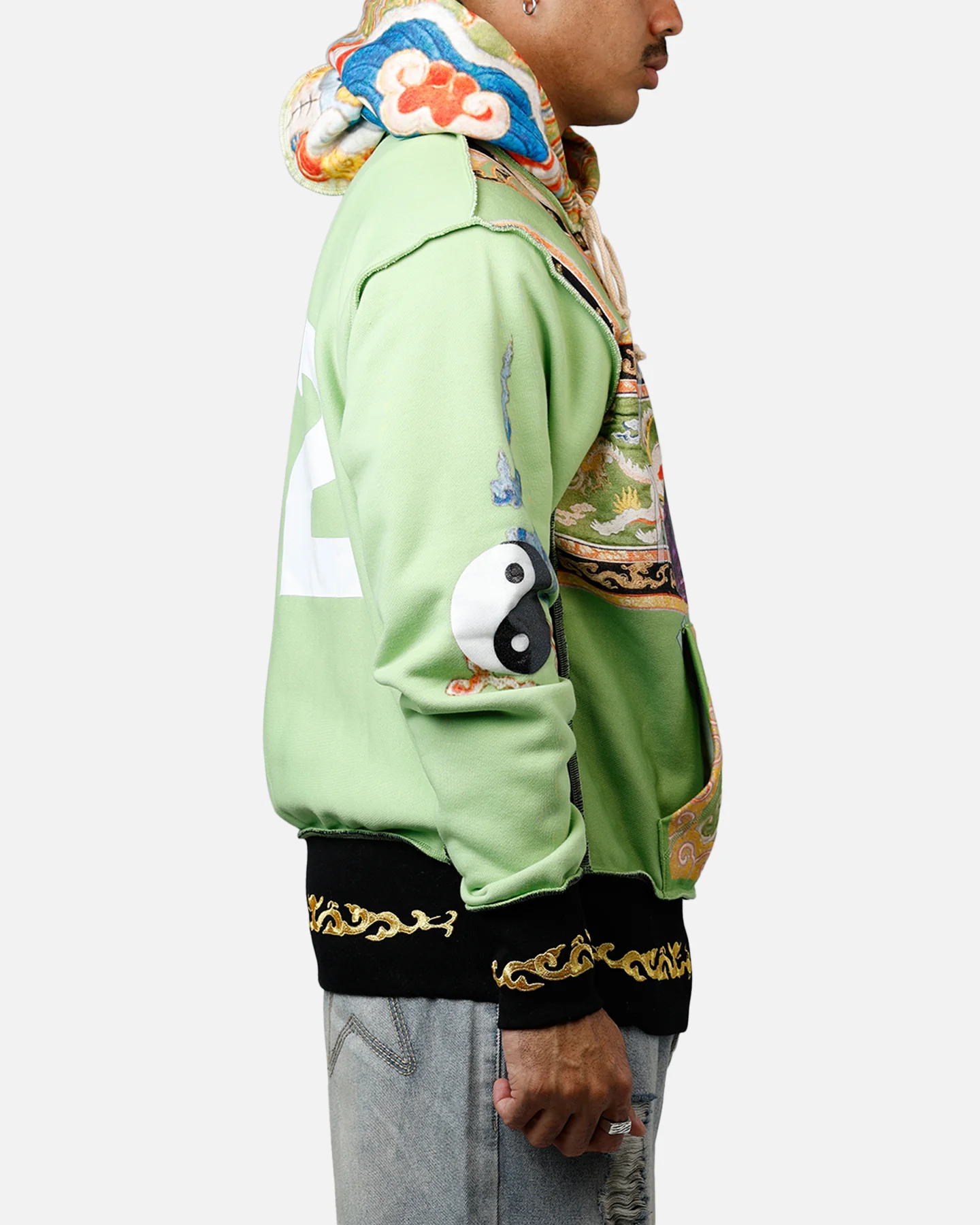 ABC Birthstone Hoodie Light Green - Image 4