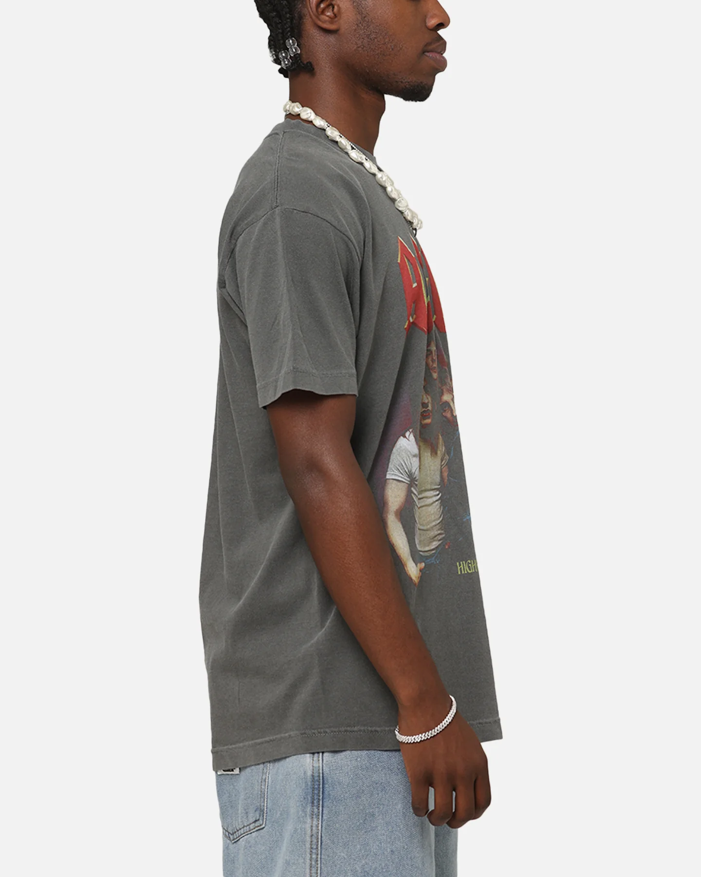 AC/DC Highway To Hell T-Shirt Faded Black - Image 4